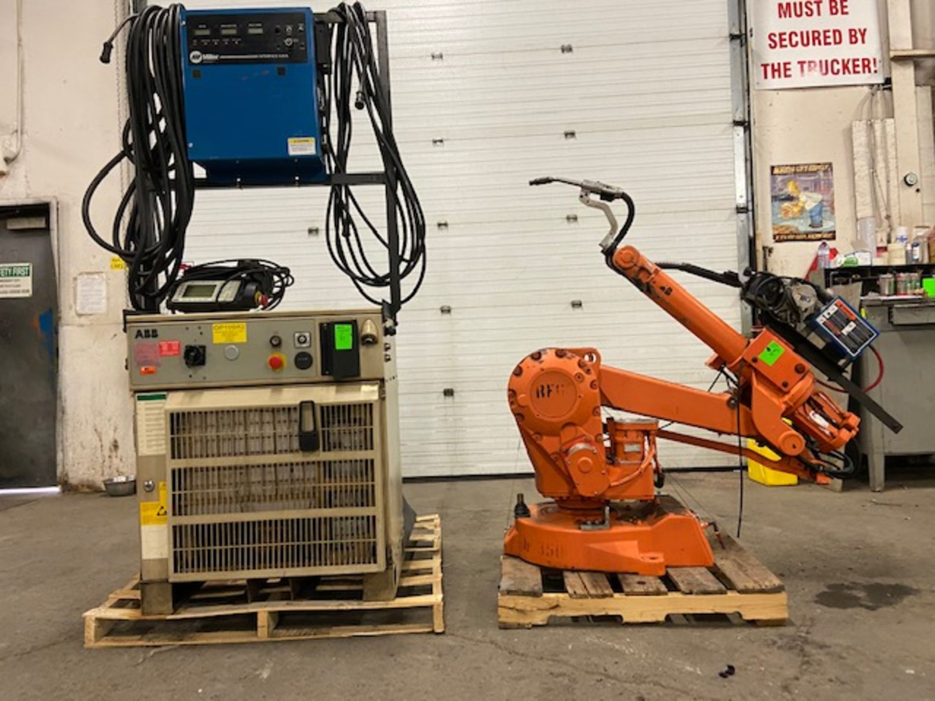 ABB IRB 2400 Robotic Weld Package w/ IRB2400 M2000 Controller, Miller Robotic Interface and Miller