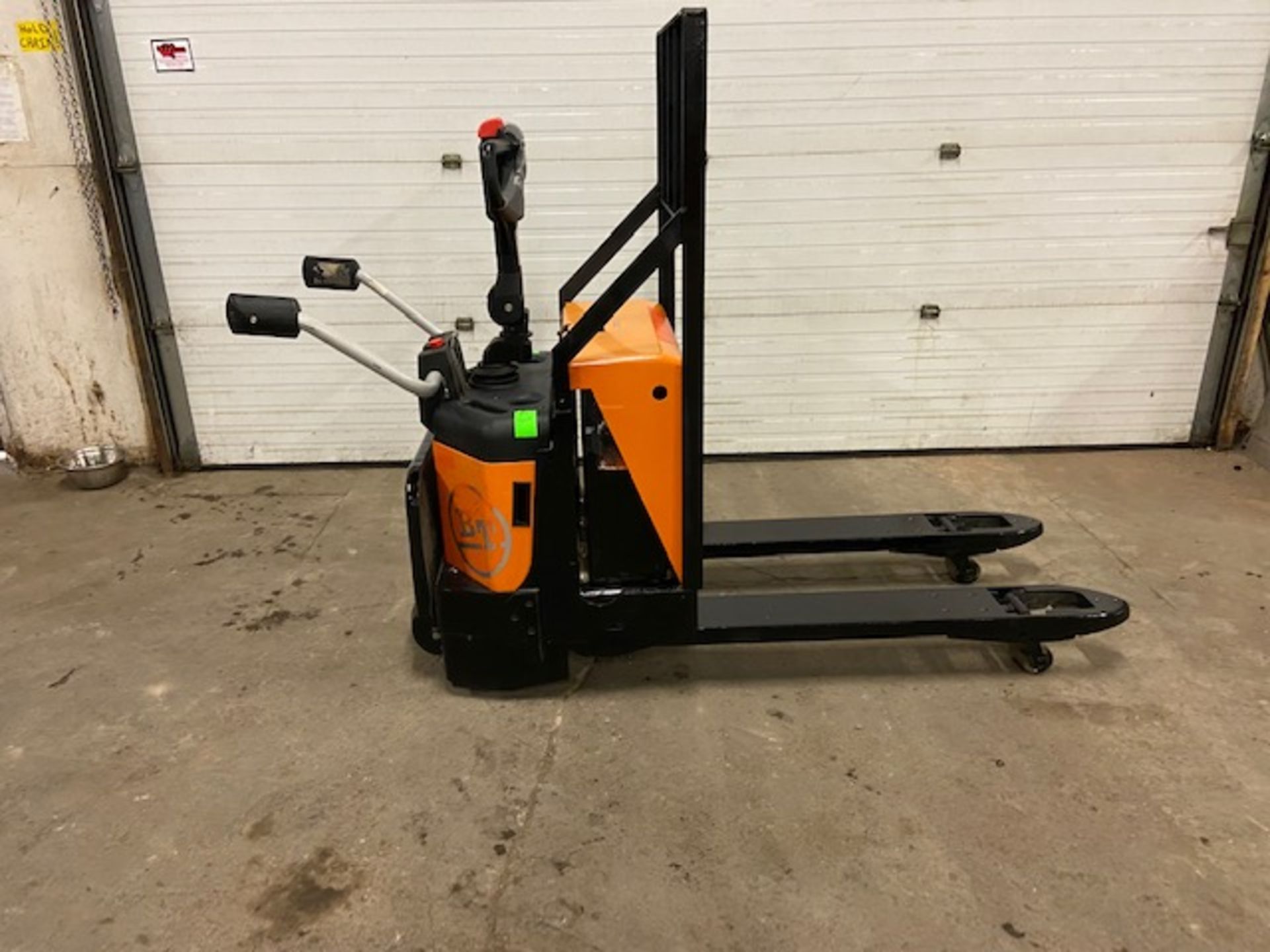 2010 BT Raymond Ride On Electric Powered Pallet Cart Walkie Lift 5000lbs capacity 48" with LOW