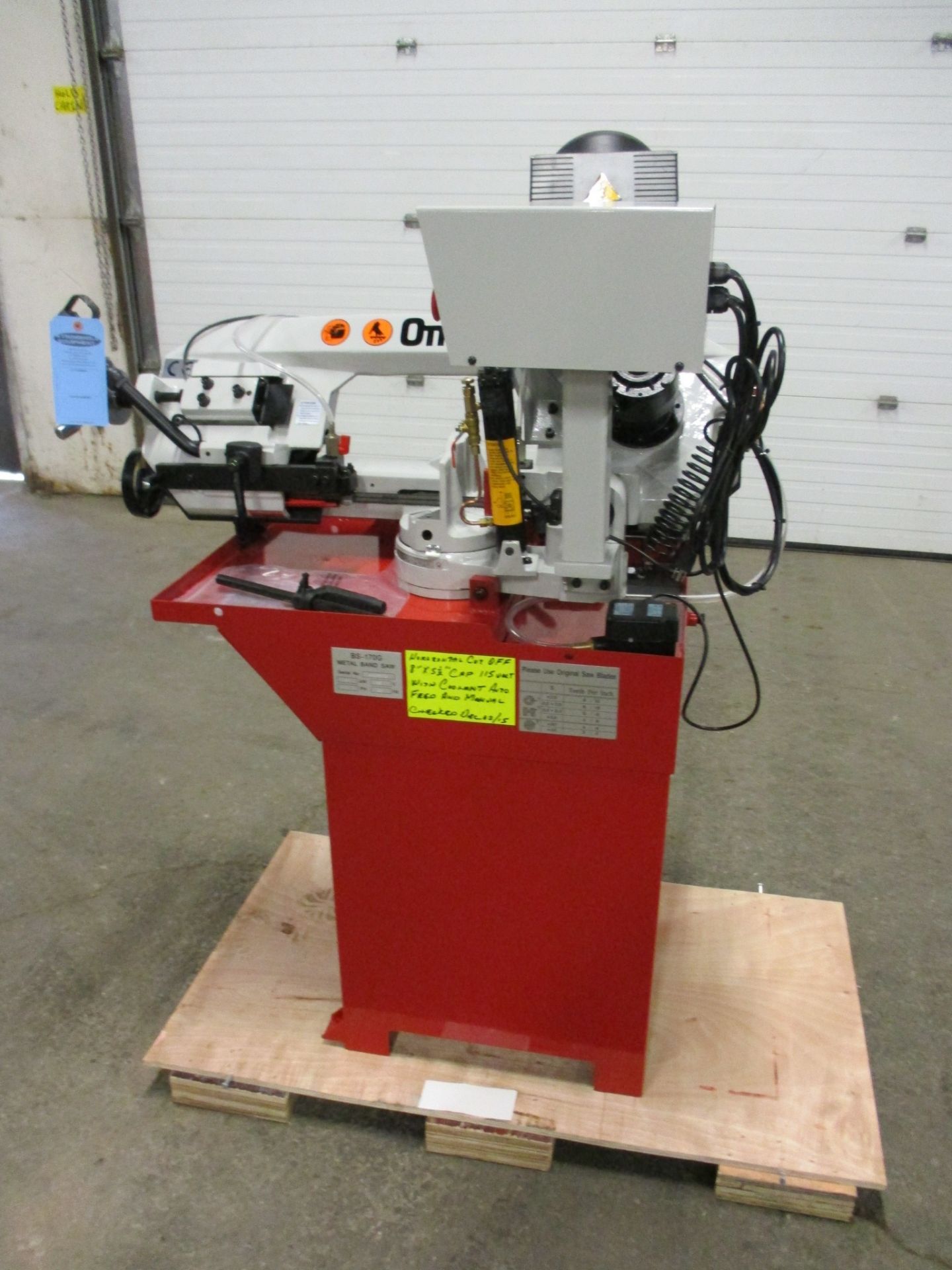Omni Horizontal Band Saw - GEAR DRIVEN MOTOR with POWER HEAD with Automatic & Manual cut - MINT & - Image 2 of 2