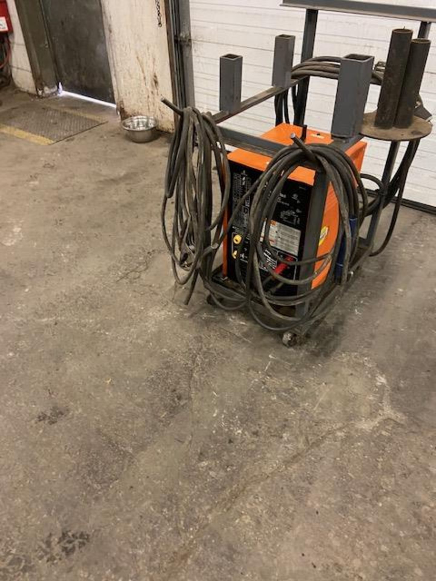 Acklands Liminted CC - AC/DC Arc Welding Stick Welder System 225A unit on cart with cables