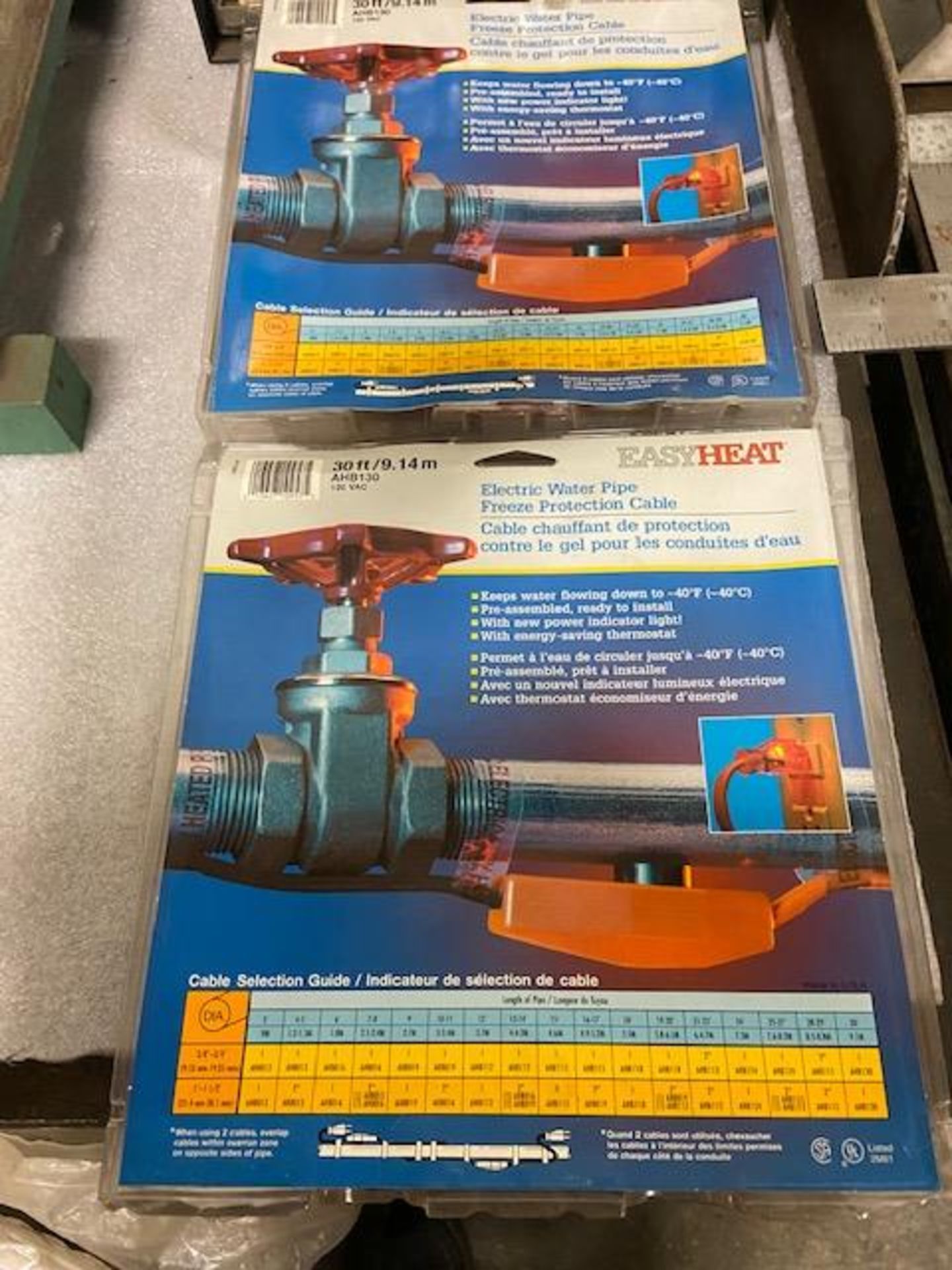 Lot of 2 Brand New Easy Heat Units - Water Pipe Heater