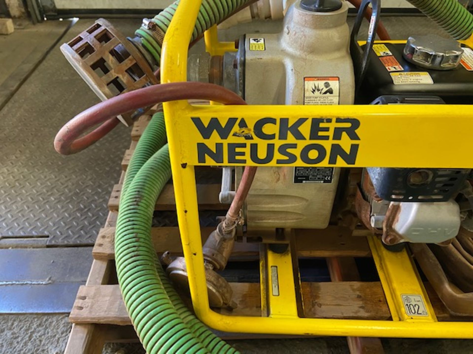 Wacker Neuson PT2 Water Pump Unit with Honda GX160 Motor - Image 2 of 3