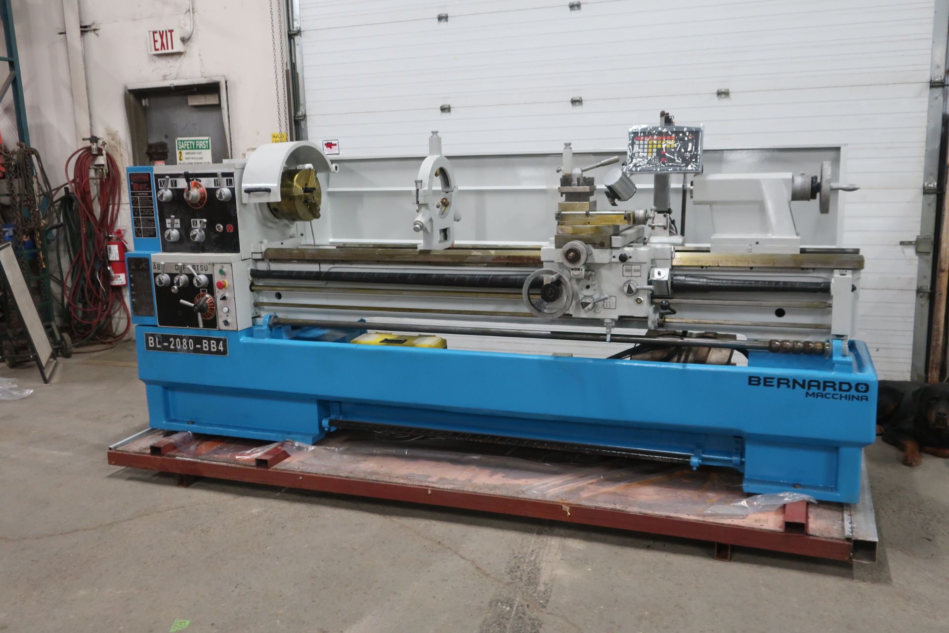 Bernardo Macchina Engine Lathe model BL-2080-BB4 - LARGE 4" Spindle Bore with 20" Swing with 80" - Image 4 of 4