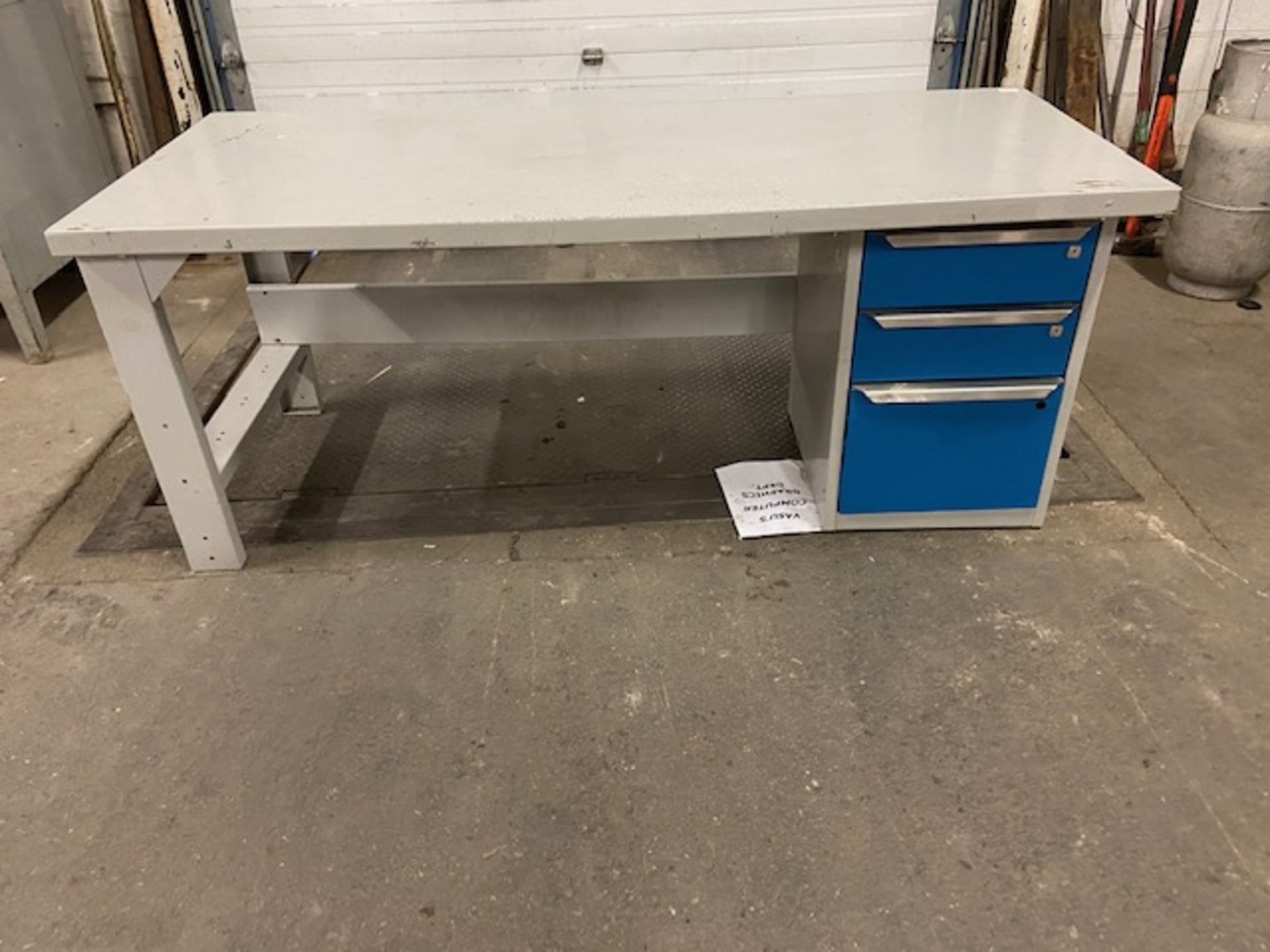 Work Table Work Bench Unit 72" x 30" with drawers
