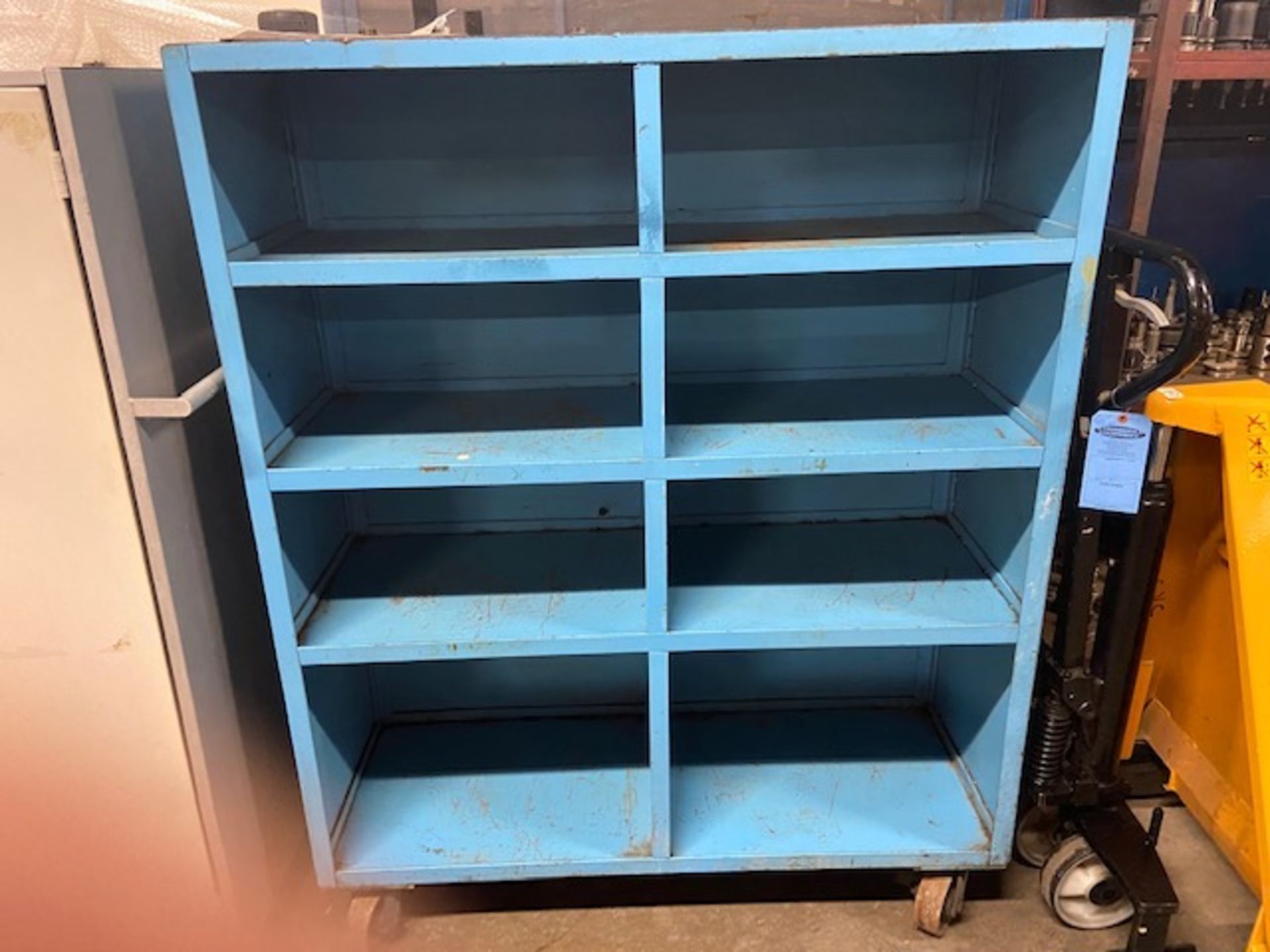 Heavy Duty Cabinet on Casters 48" shelving portable