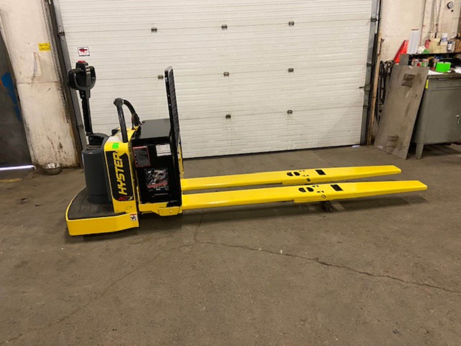 2012 Hyster Ride On Electric Powered Pallet Cart Walkie 8 FEET LONG Lift 6000lbs capacity LOW HOURS - Image 2 of 3