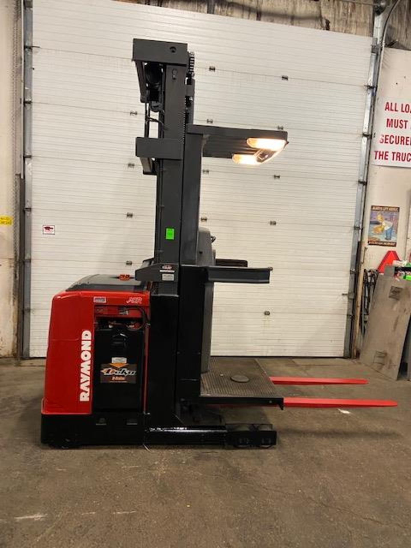 FREE CUSTOMS - 2008 Raymond Order Picker Electric Powered Pallet Cart Lifter LOW HOURS - 118" high