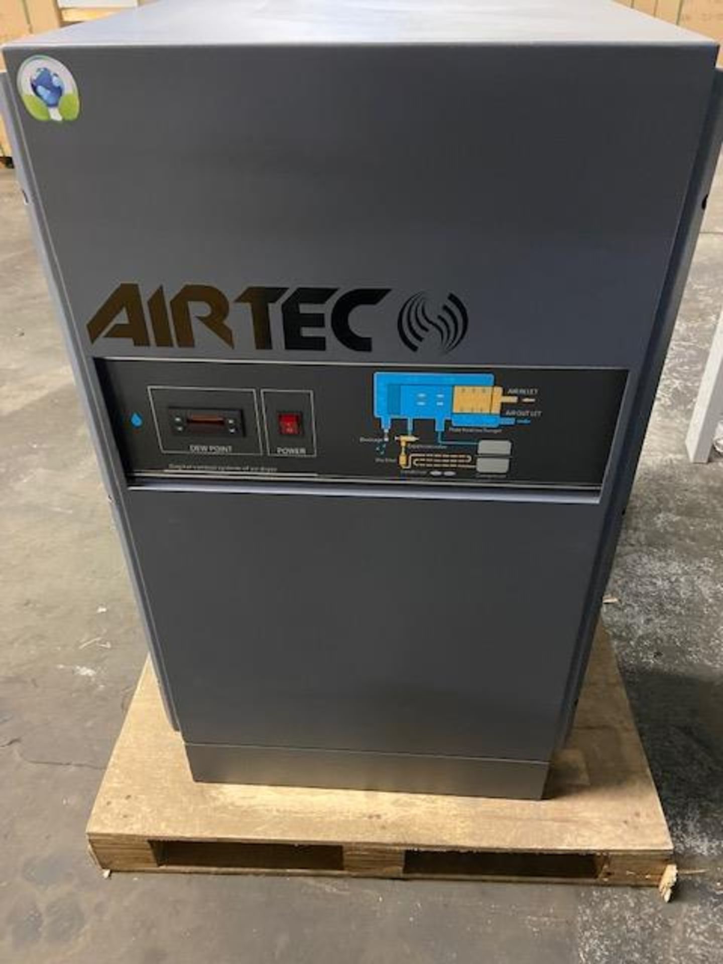 MINT Airtec Compressed Air Dryer 371 CFM - 75HP Unused new unit