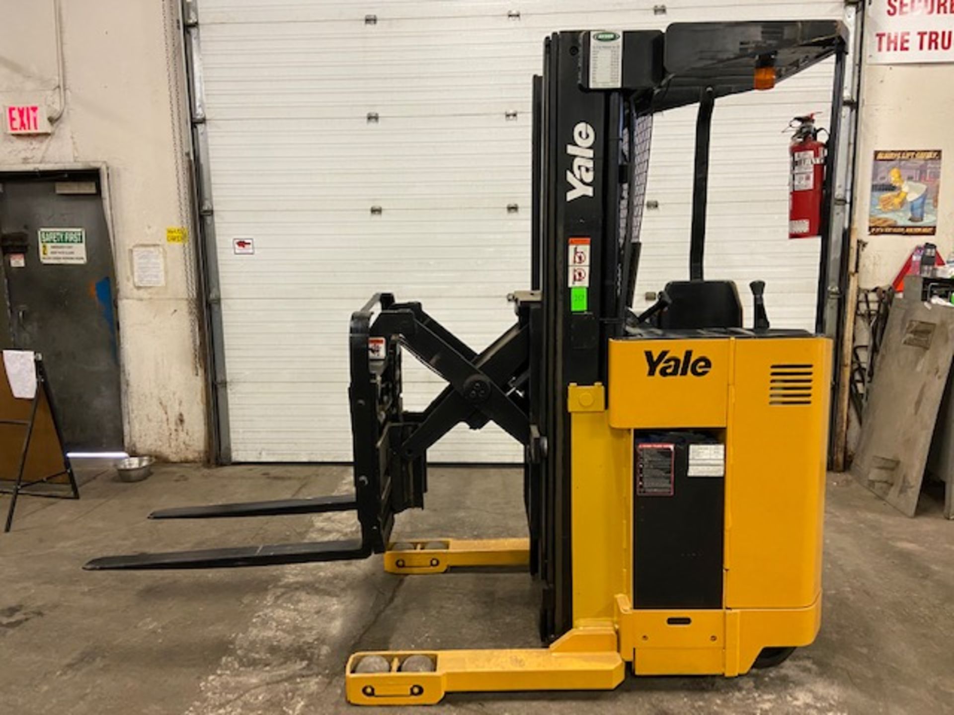 FREE CUSTOMS - Yale Reach Truck Pallet Lifter REACH TRUCK electric 4000lbs with sideshift 3-stage