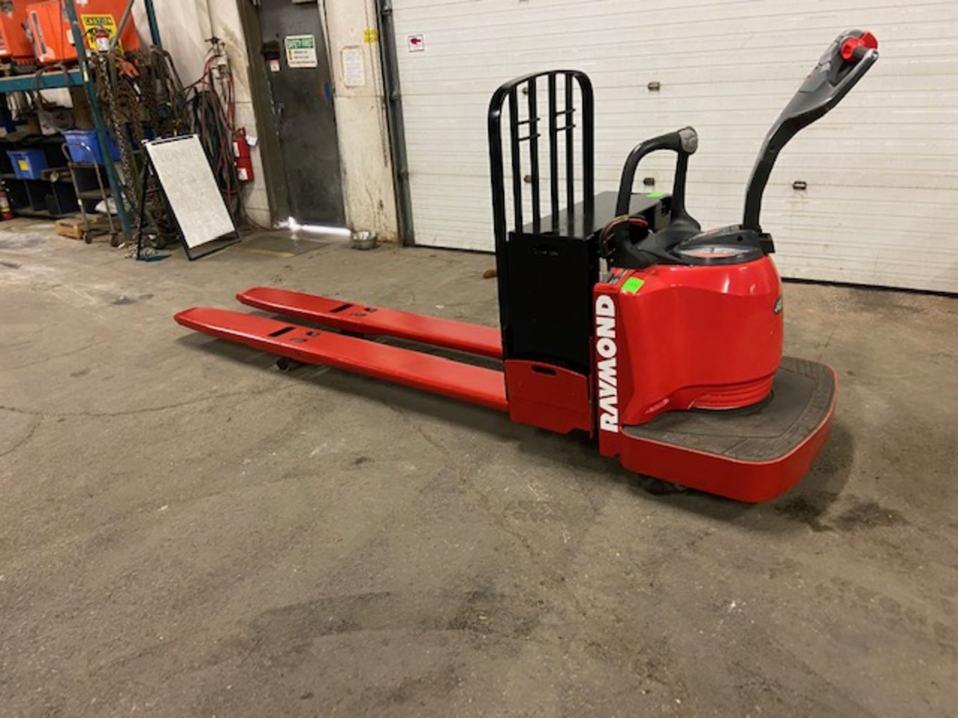 Raymond Electric Ride on Powered Pallet Cart Lift 8000lbs capacity 8' Long NICE