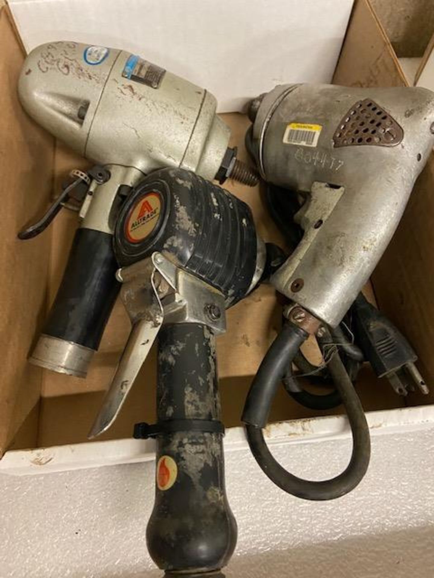 Lot of 3 Air & Electric Hand Tool Units