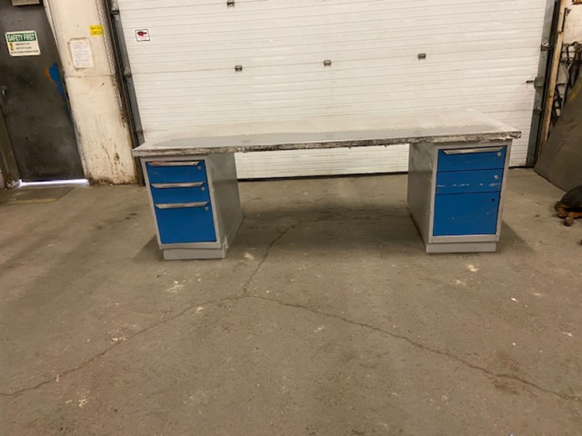 Work Table Work Bench Unit 96" x 36" with Drawers