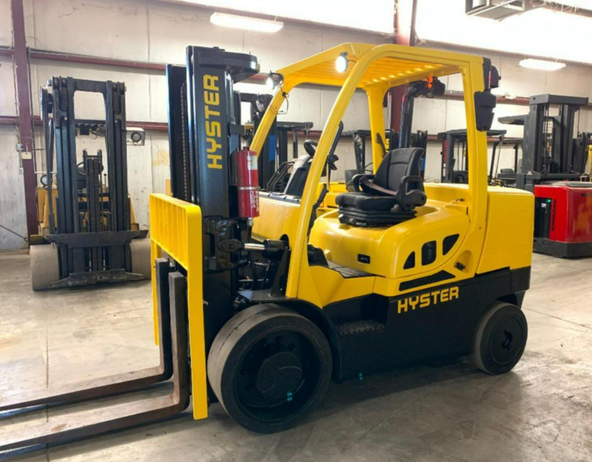 FREE CUSTOMS - 2017 Hyster 15,500lbs Capacity Forklift S155FT Diesel Unit MINT