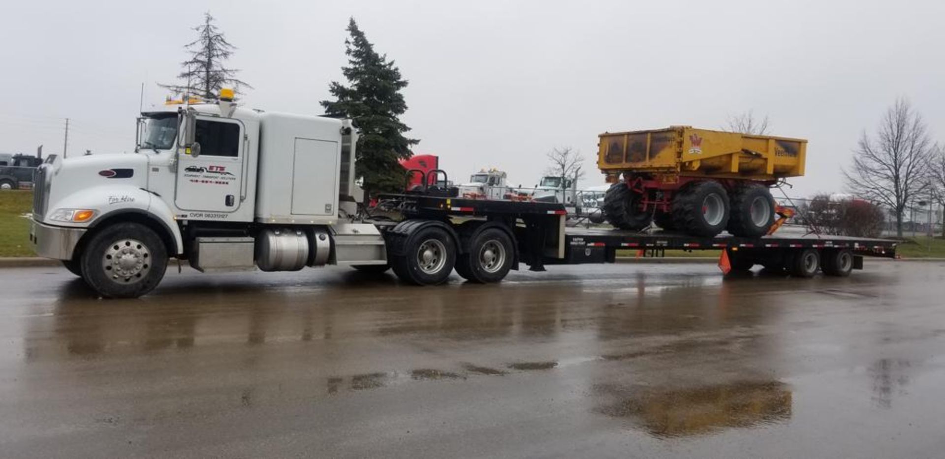 2016 Big Iron Landall Sliding Axle Trailer GROUND LEVEL LOADING Dock ramp with Aluminum wheels & LED - Image 6 of 10