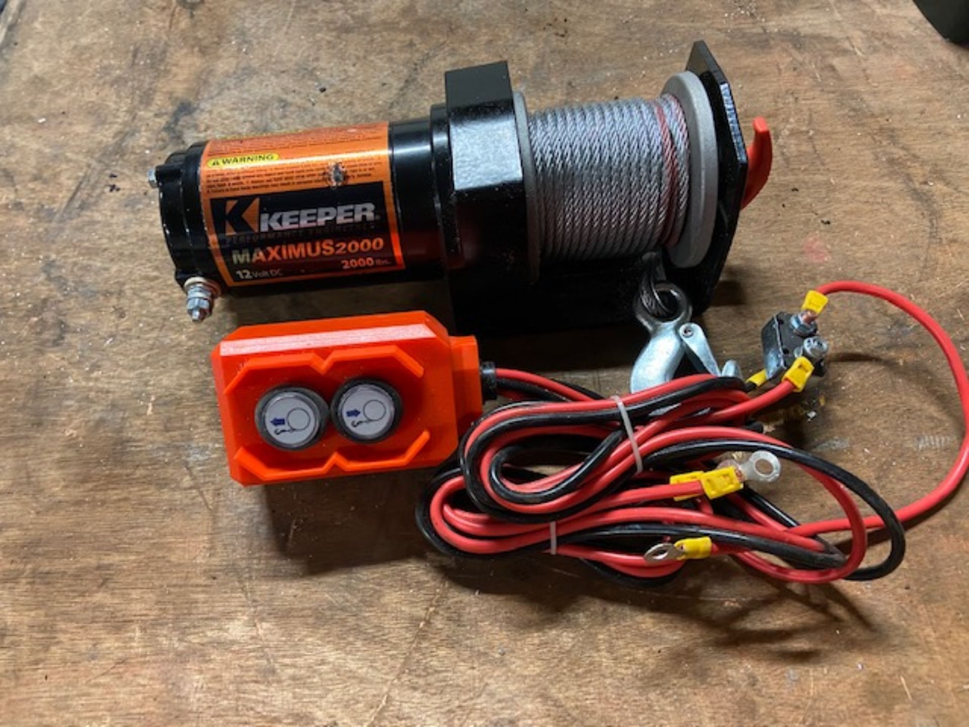 Keeper 2000lbs Winch - BRAND NEW with Controller