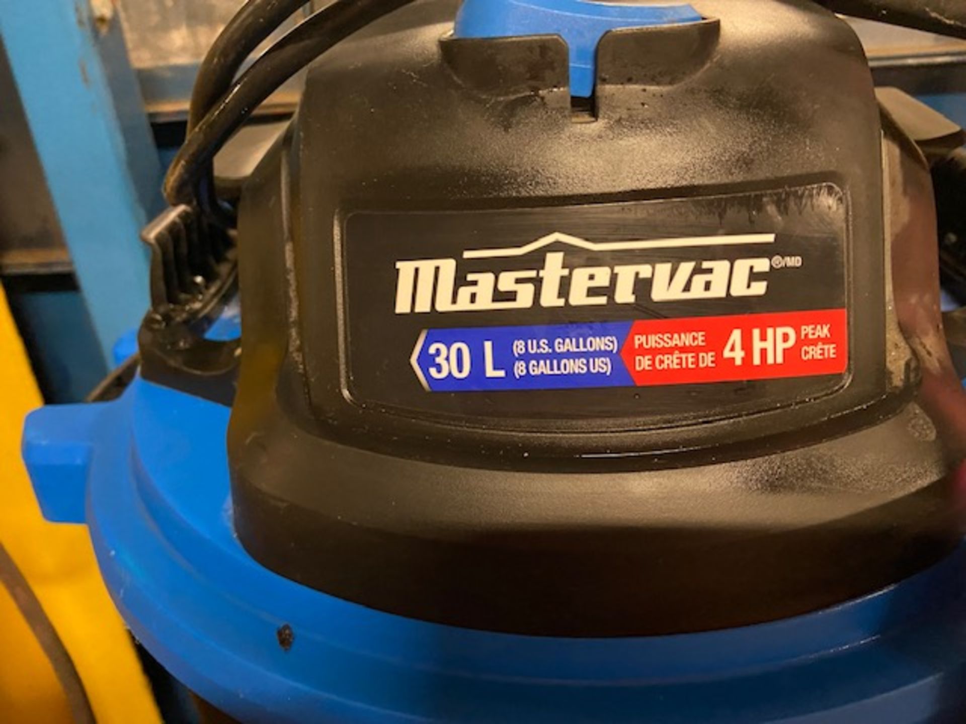 Mastervac 30L 4HP Shop Vacuum Unit - Image 2 of 2