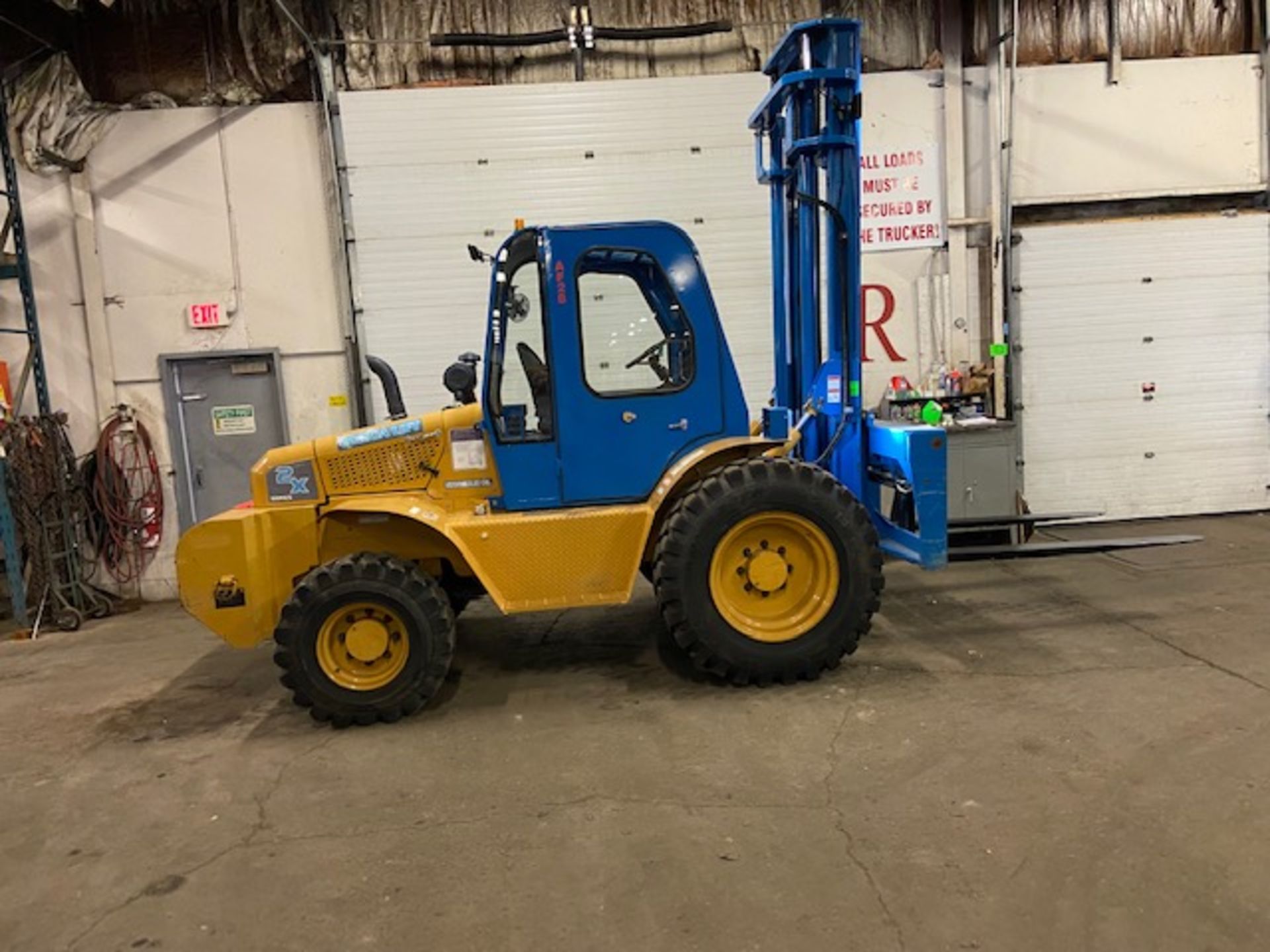 FREE CUSTOMS - 2014 OMEGA 10,000lbs Capacity OUTDOOR Forklift Diesel with 6' forks sideshift &