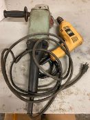Lot of 2 (2 units) Jepson 7" Angle Grinder and Electric Drill