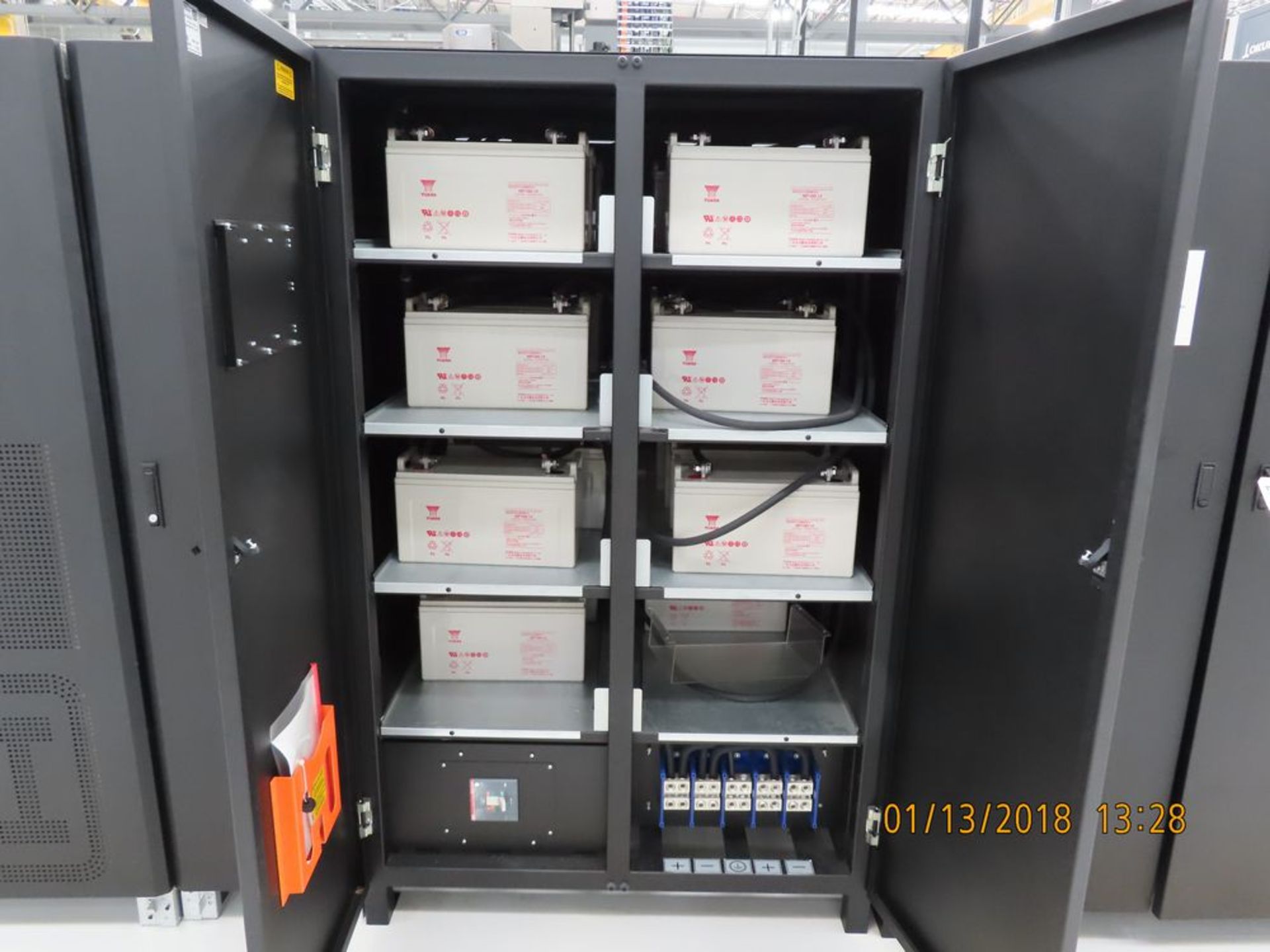 (2018) Industronic mod. UPSIND-13160 Type UPS 160 KVA Battery Backups w/ (58) Batteries - Image 9 of 12