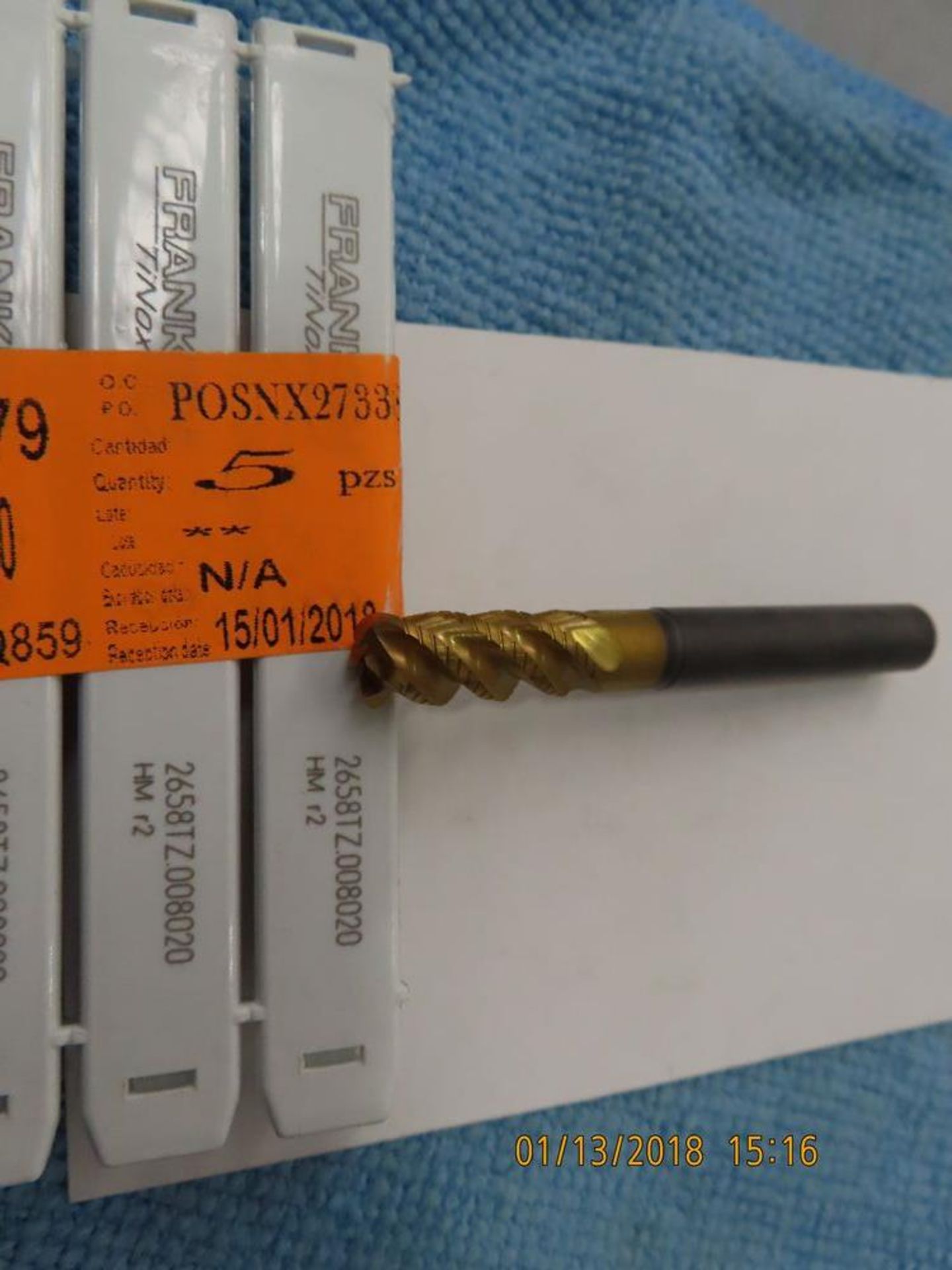 Emuge Franken Carbide Cutters, #8, 2658T2008020HMR2 #000000001179 - Image 3 of 3