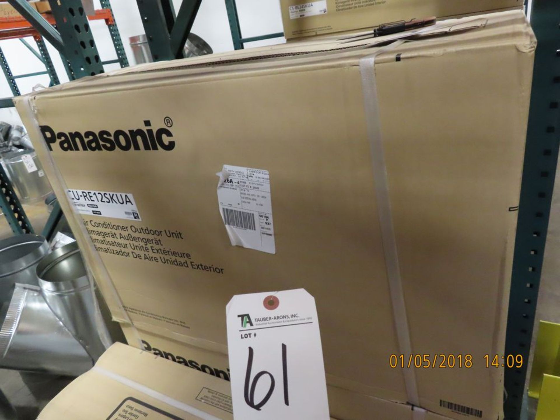 Panasonic mod. CU-RE12SKUA, Ductless Split System w/ 1 Wall Unit