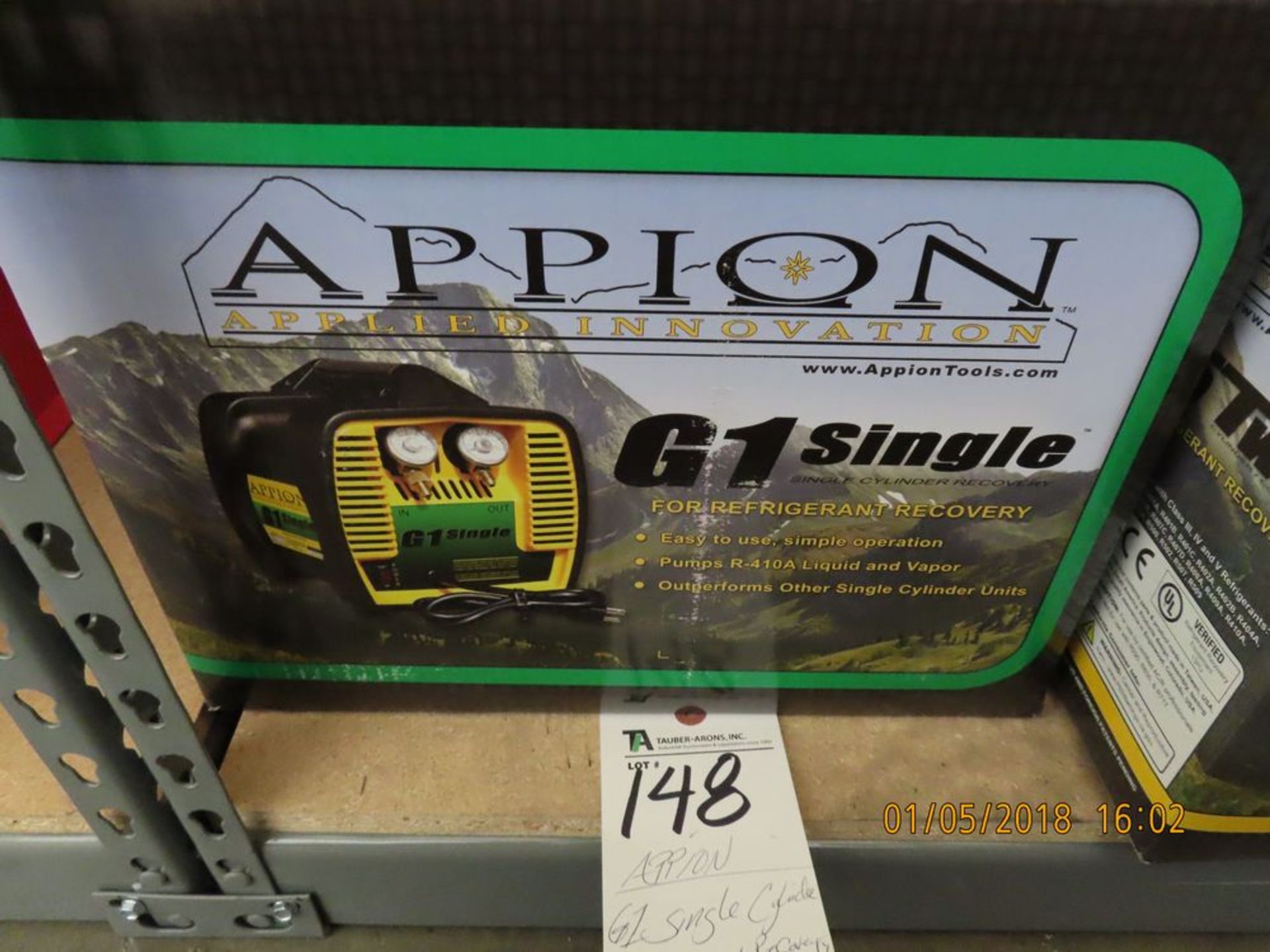 Appion G1 Single Cylinder Refrigerant Recovery Unit