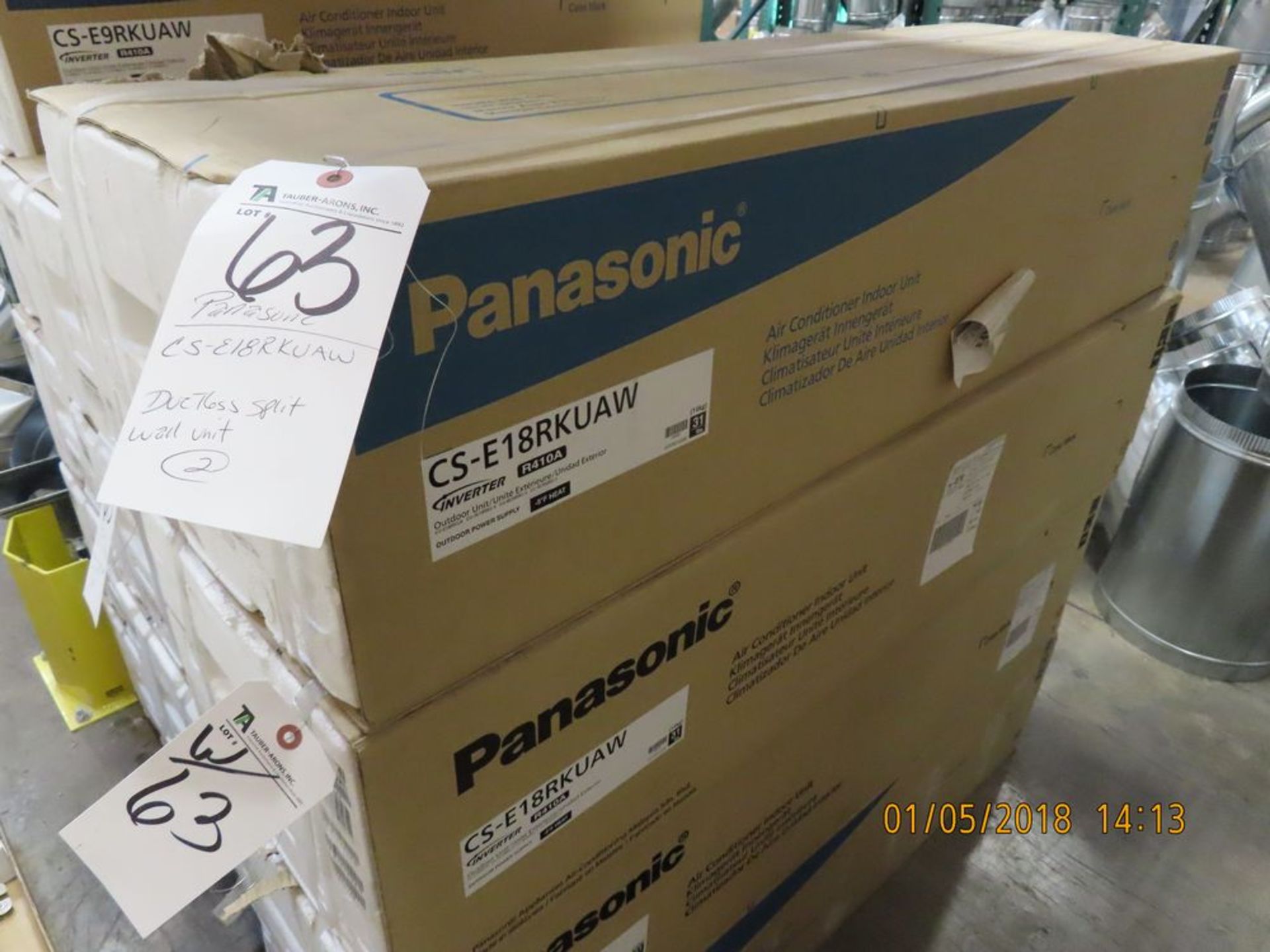 Panasonic mod. CS-E18RKUAW, Ductless Split Wall Units