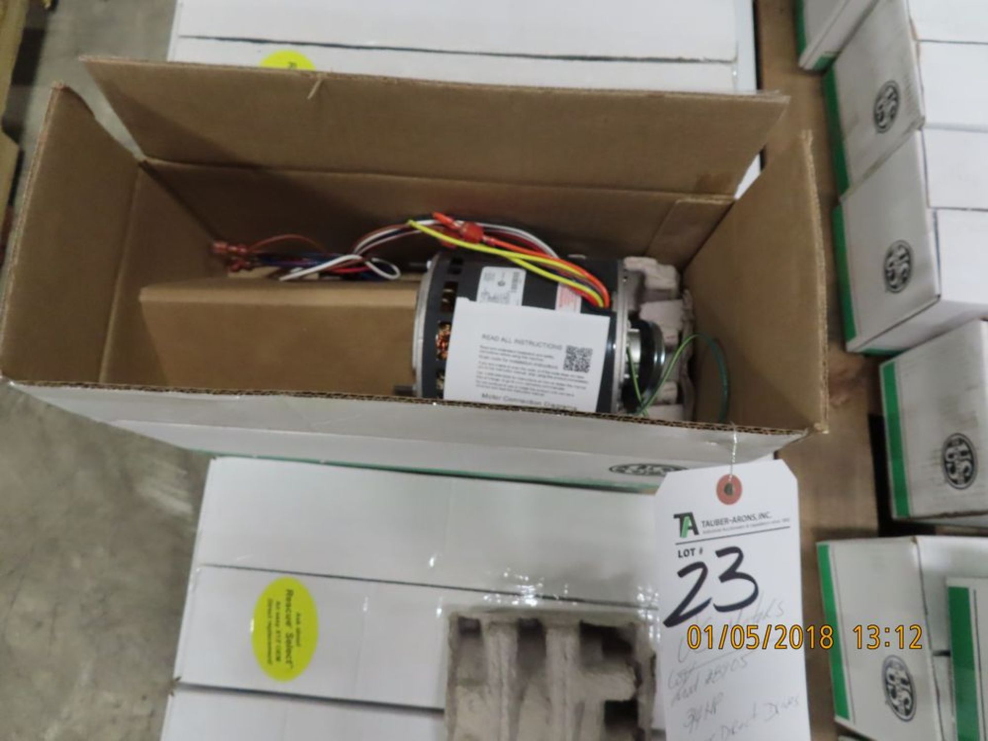 (Lot) US Motors mod. 8905, 3/4hp Blower Direct Drives (10 Boxes)