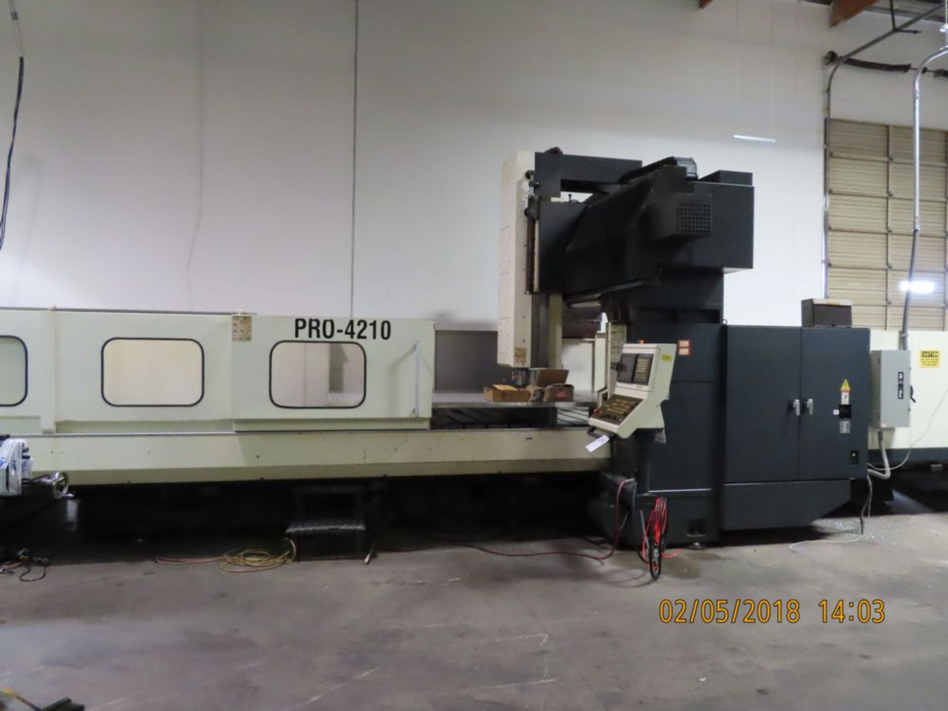 (2007) Viper Mighty mod. PR04210, Vertical CNC Bridge Milling Machine, 163'' x 81'' Table, 40-