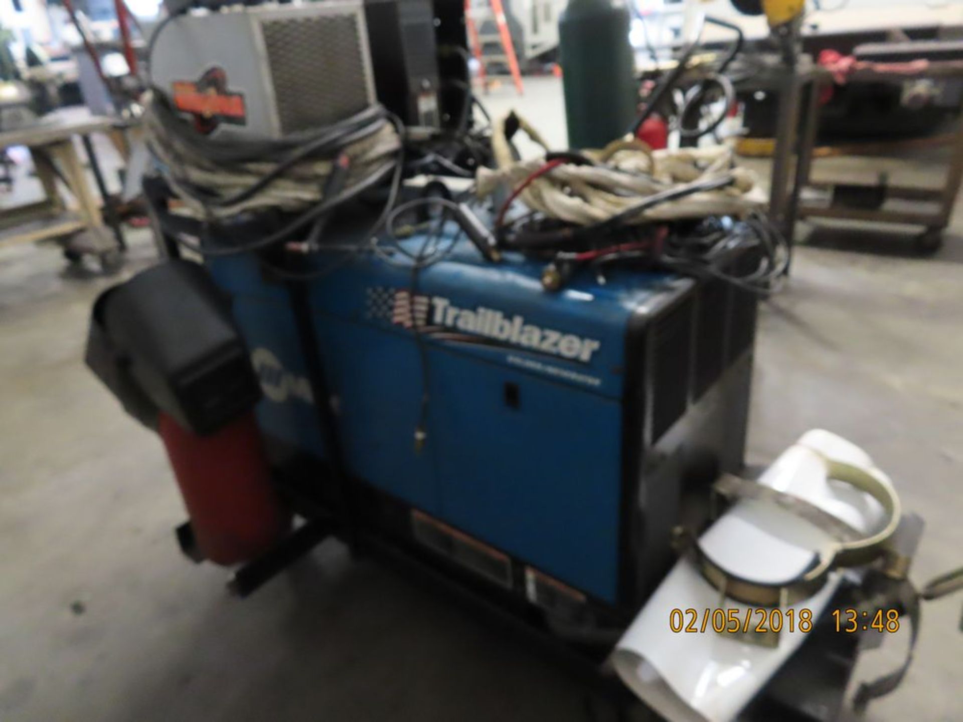 Miller mod. Trailblazer 203, Gas Tig Welder/Generator w/ Miller HP-251D-1 Arc Starter, Weld Tec. - Image 2 of 2