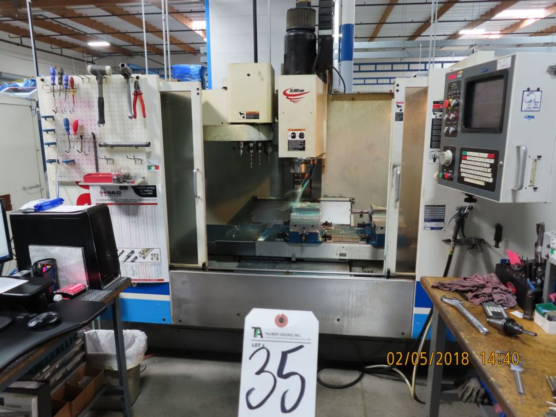 (2001) Fadal mod. 420, Vertical CNC Machine Center 21-ATC, 3-Axis (No Vise); S/N 032001102807