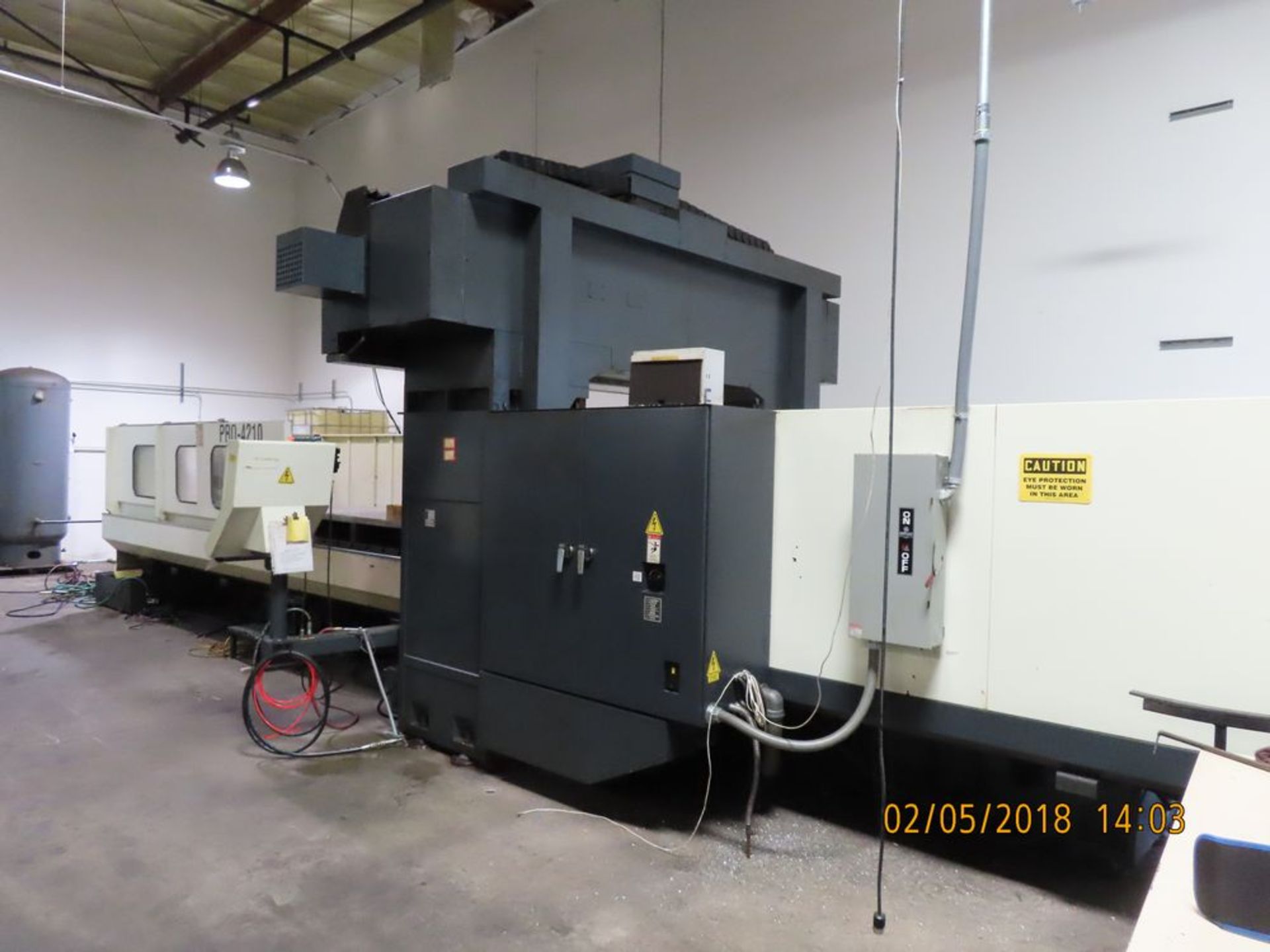 (2007) Viper Mighty mod. PR04210, Vertical CNC Bridge Milling Machine, 163'' x 81'' Table, 40- - Image 3 of 7