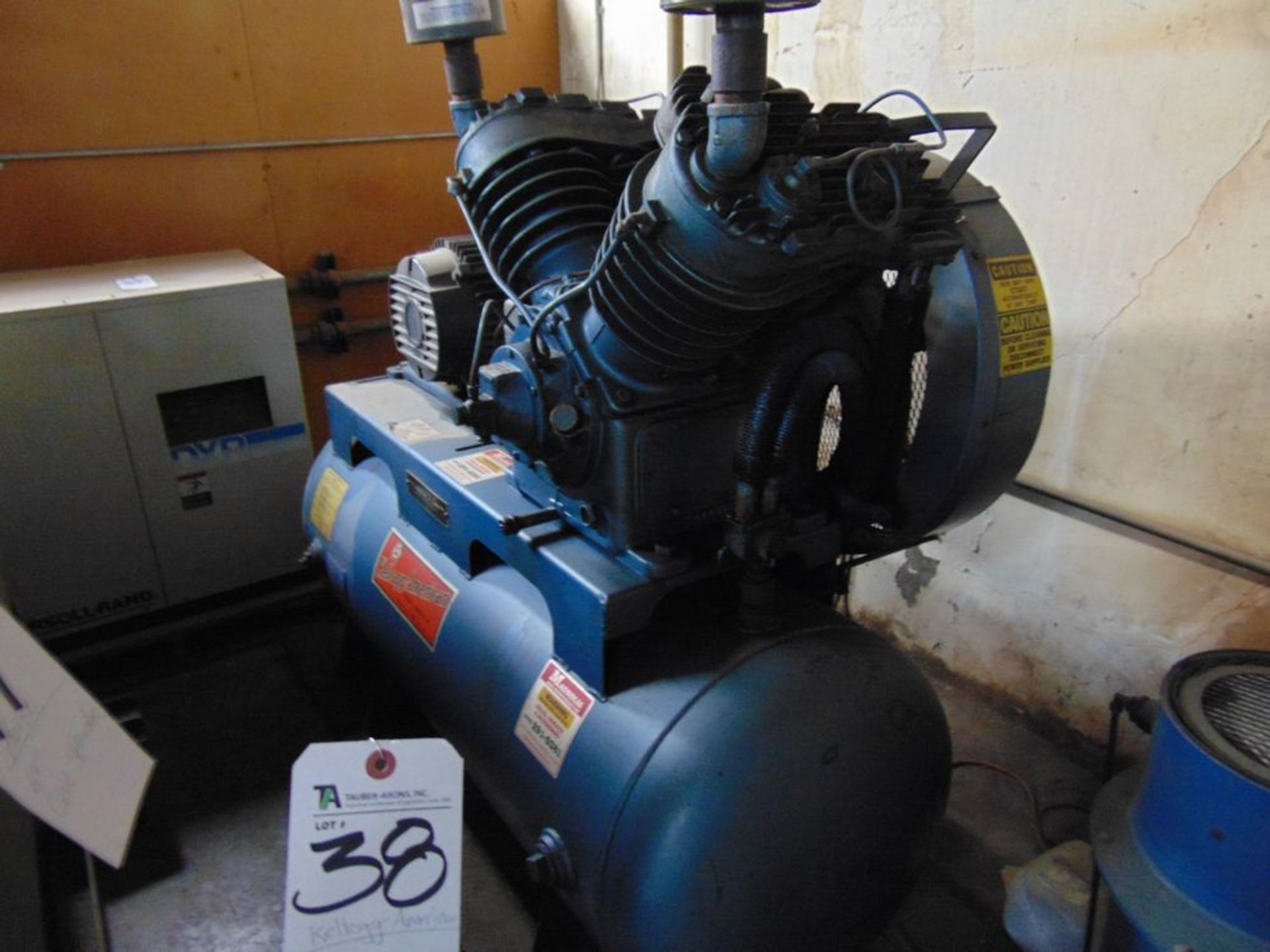 Kellogg-American 15hp mod. DB462A, 2-Stage Air Compressor