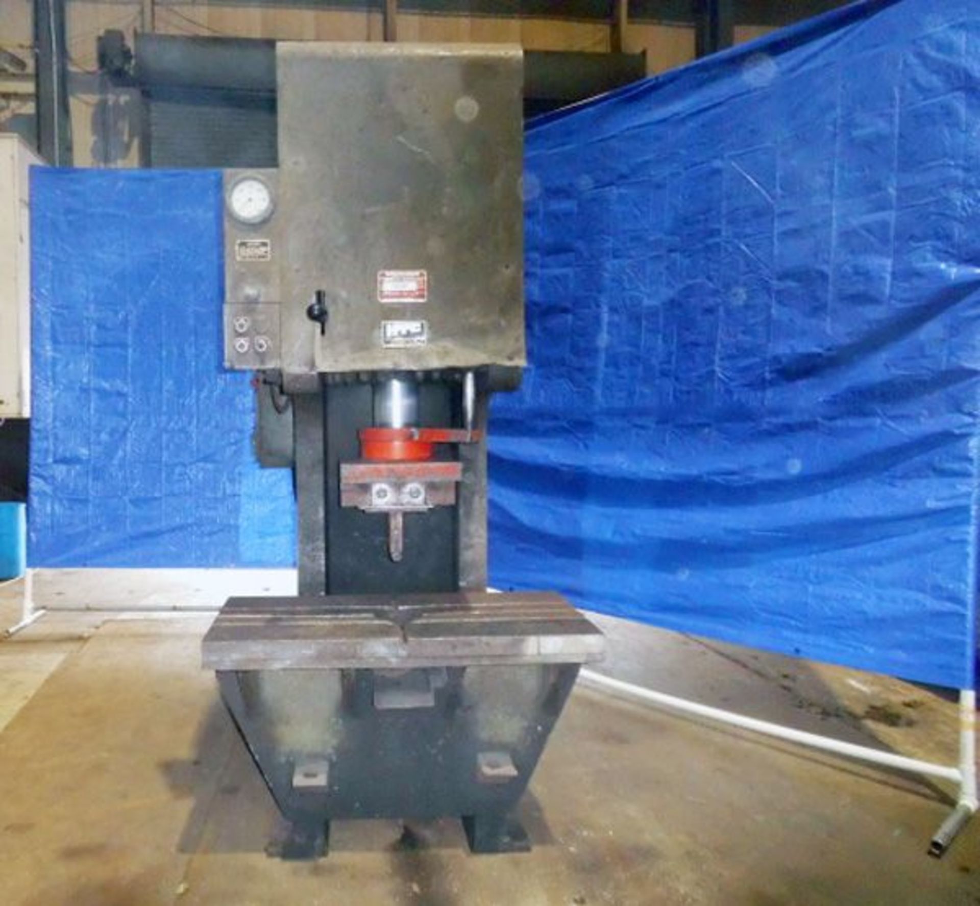 HTC Hydraulic C Frame Press 75 Ton x 48'' x 24''. LOADING FEE FOR THIS LOT: $400 - Image 2 of 6