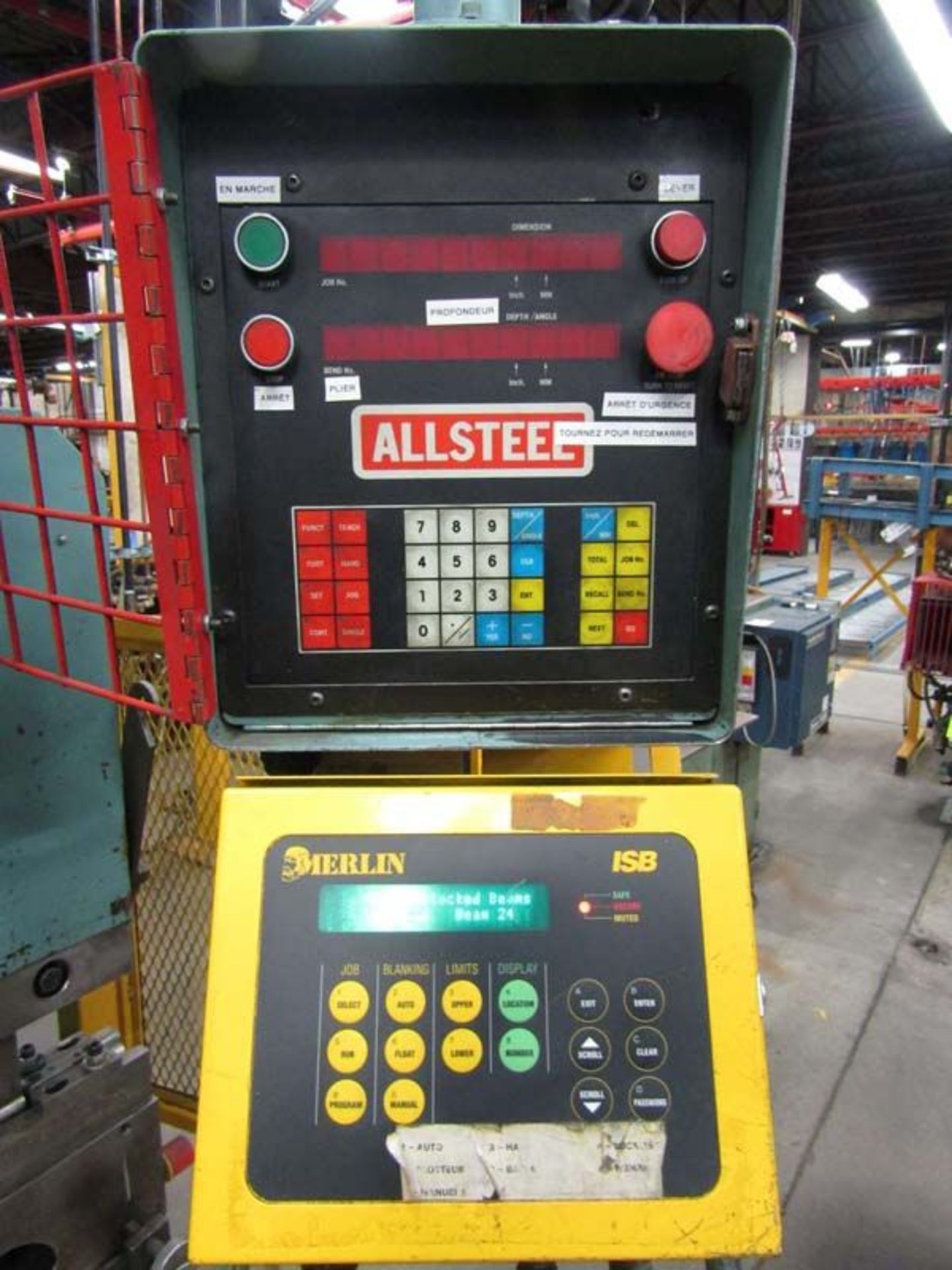 Allsteel CNC 2 Axis Hydraulic Press Brake 70 Ton x 12' - Image 2 of 3