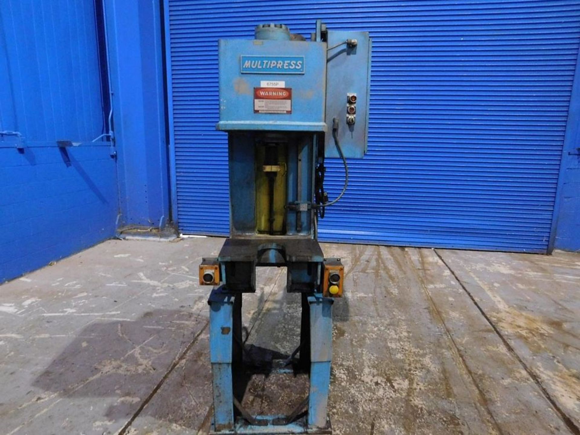 Denison Multipress Hydraulic C Frame Press 6 Ton x 18'' x 11''. LOADING FEE FOR THIS LOT: $150