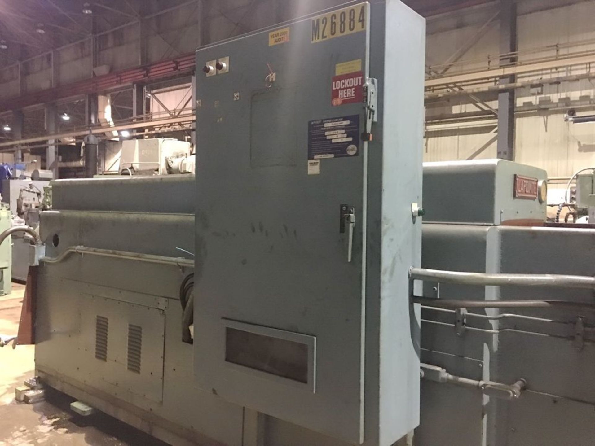 Lapoint Hydraulic Horizontal Broaching Machine 50 Ton x 78''. LOADING FEE FOR THIS LOT: $1000 - Image 6 of 7