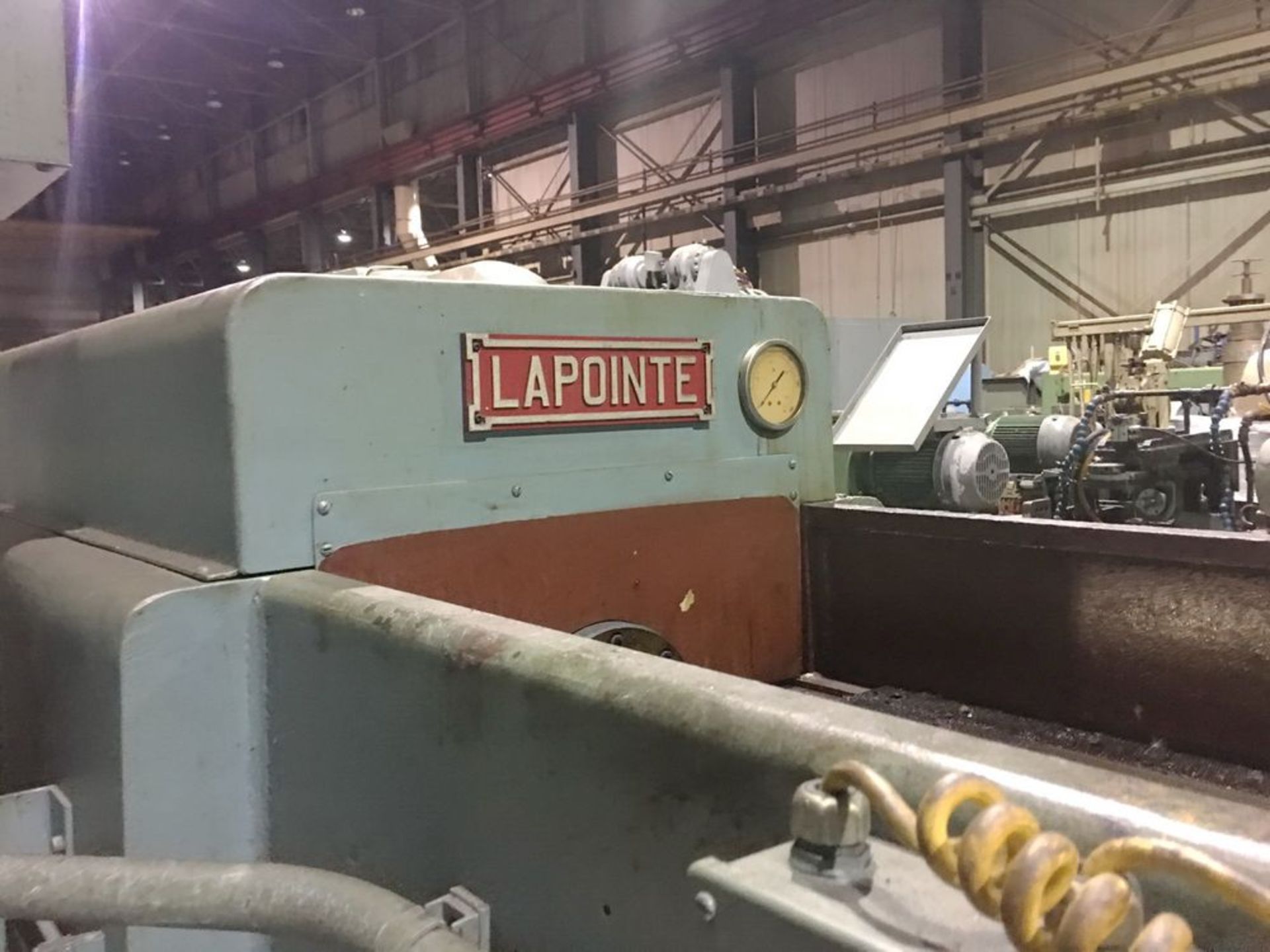 Lapoint Hydraulic Horizontal Broaching Machine 50 Ton x 78''. LOADING FEE FOR THIS LOT: $1000 - Image 5 of 7