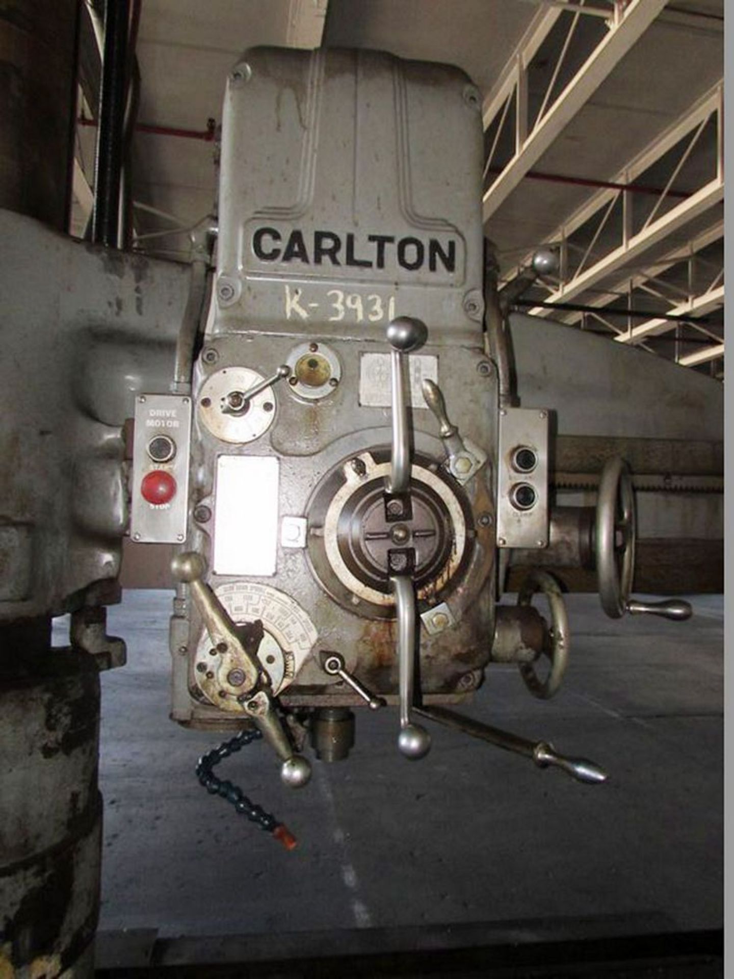 Carlton Radial Arm Drill 4' x 9''. LOADING FEE FOR THIS LOT: $500 - Image 14 of 15