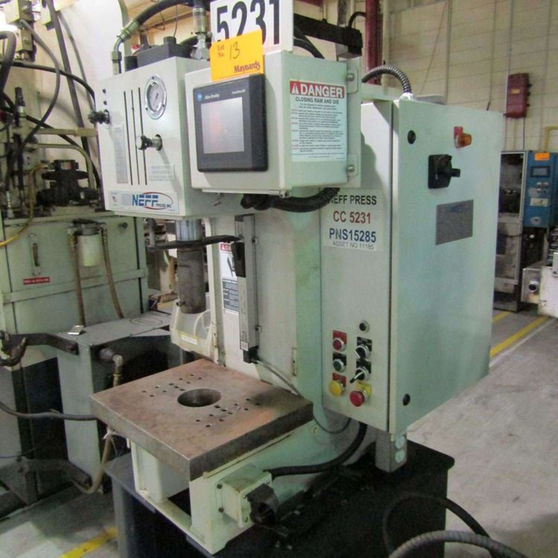 (2008) Neff D7-5M C Hydraulic C Frame Press 7 . LOADING FEE FOR THIS LOT: $150 - Image 2 of 4