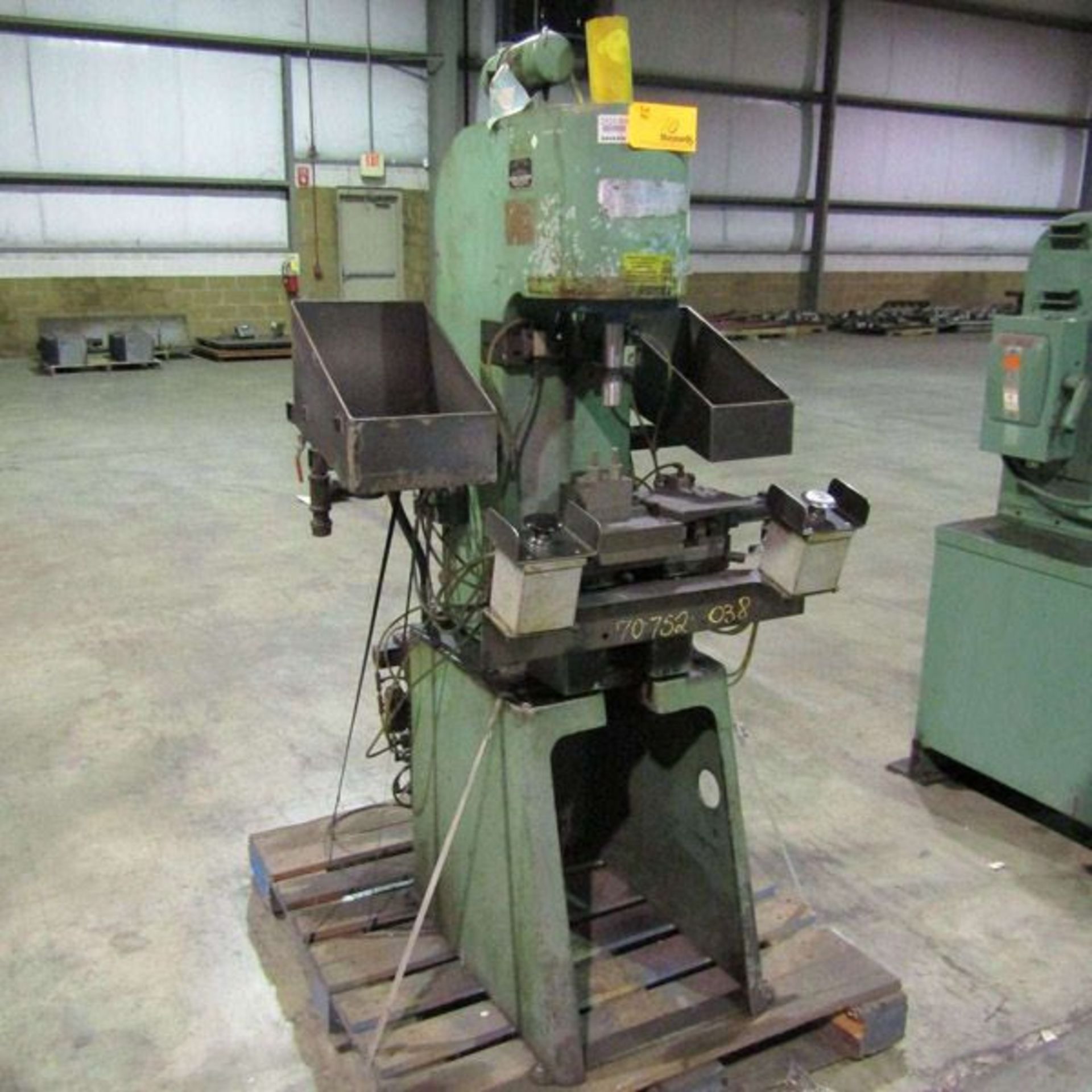 Air Hydraulics Air Over Oil C Frame Press 5.5 Ton x 14'' x 8''. LOADING FEE FOR THIS LOT: $200
