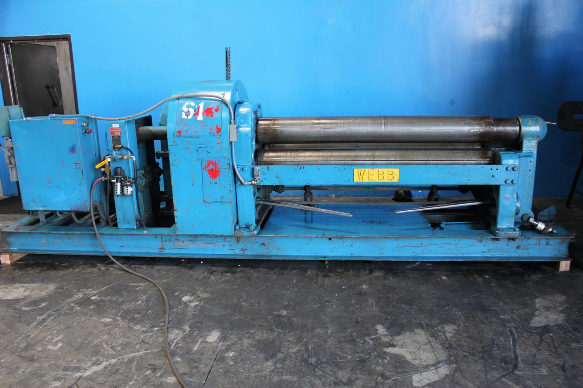 Webb Initial Pinch Power Roll 1/2'' x 6'. LOADING FEE FOR THIS LOT: $950