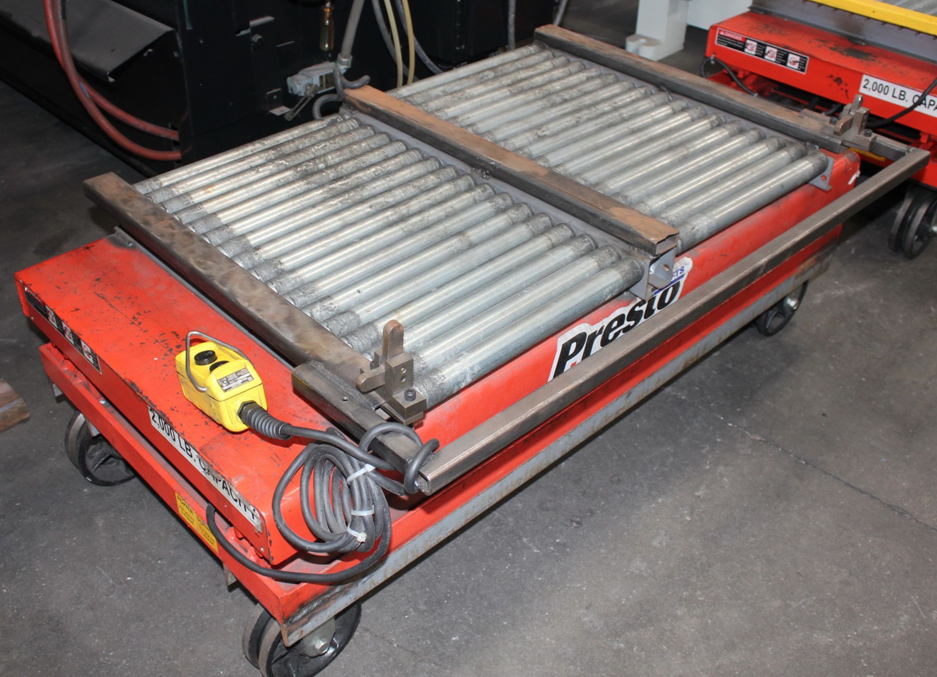 Presto Hydraulic Scissor Lift Table 2,000 Lbs. x 48'' x 24''. LOADING FEE FOR THIS LOT: $50 - Image 5 of 7