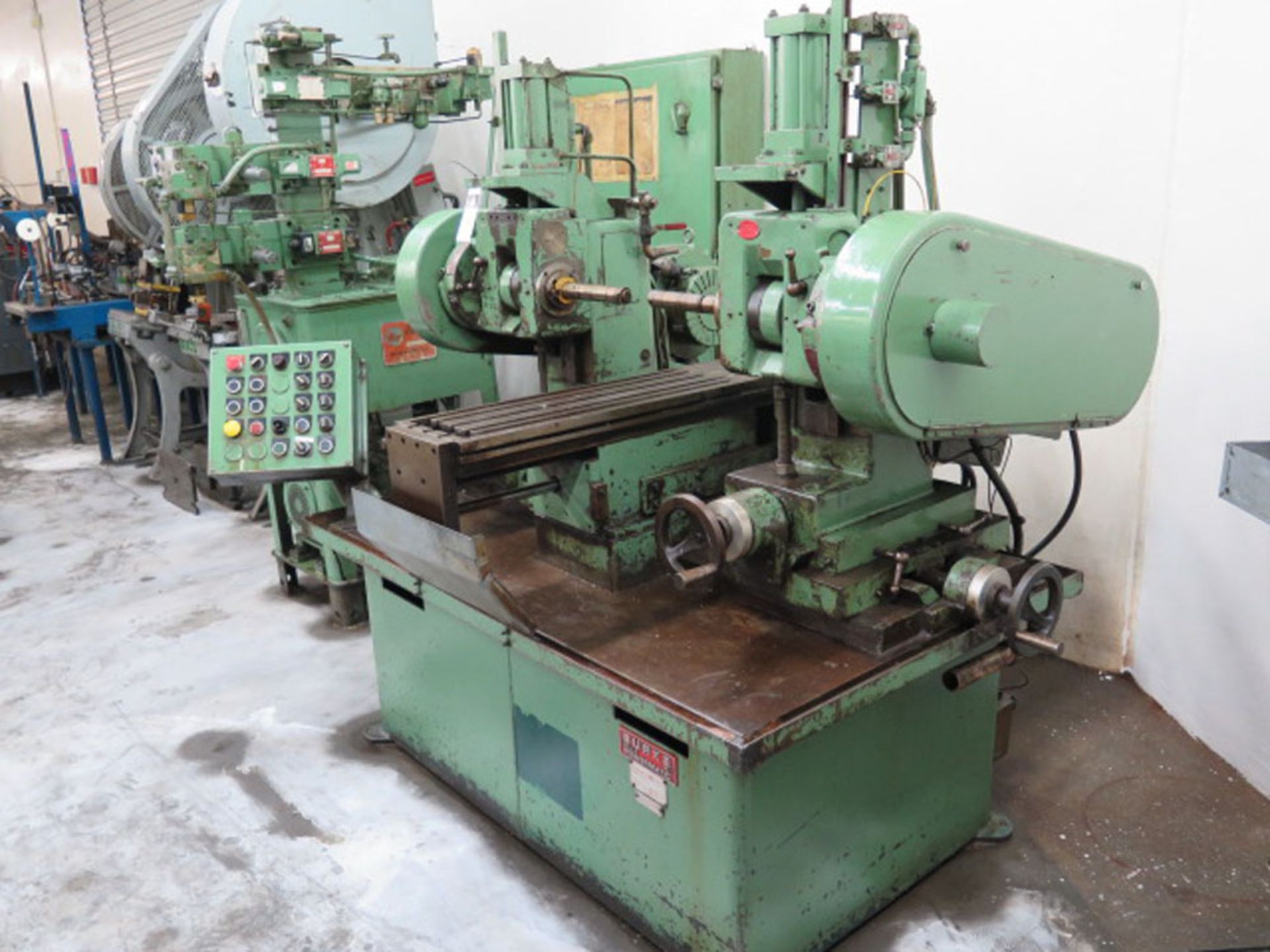 Burke Powermatic Duplex Twin Spindle Horizontal Production Mill 10'' x 36''