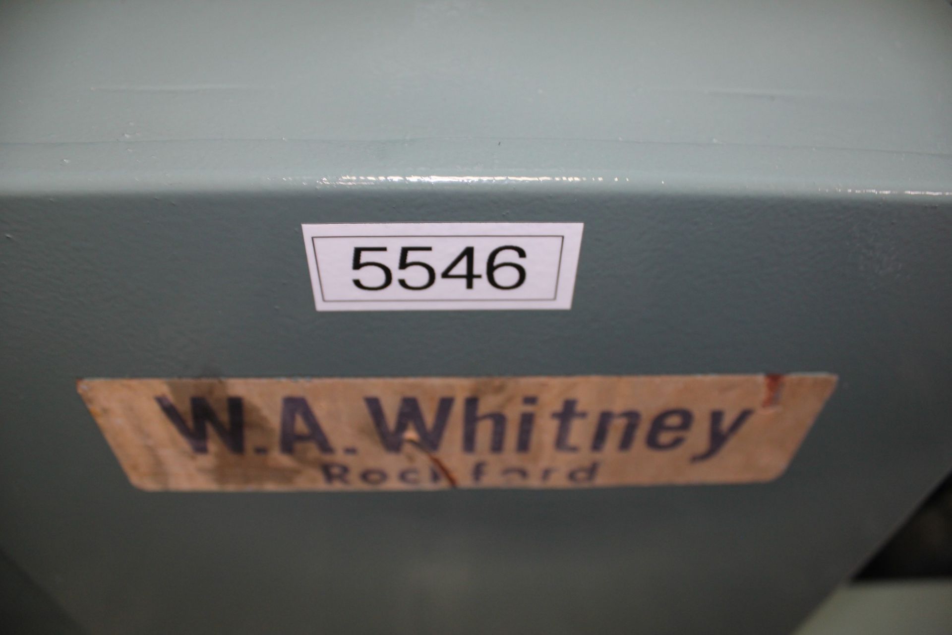 W.A. Whitney Portable Hydraulic Punch 20 Ton. LOADING FEE FOR THIS LOT: $75 - Image 8 of 9