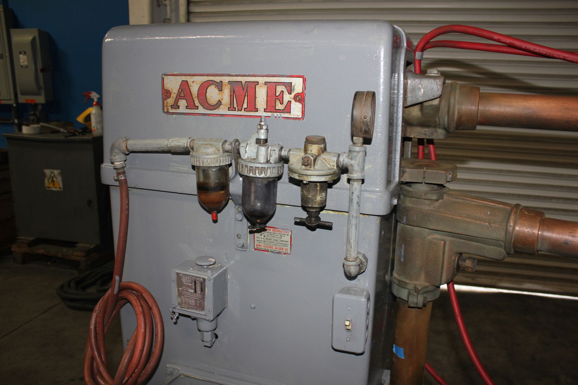 Acme Rocker Arm Type Spot Welder 50 KVA x 24''. LOADING FEE FOR THIS LOT: $150 - Image 8 of 9