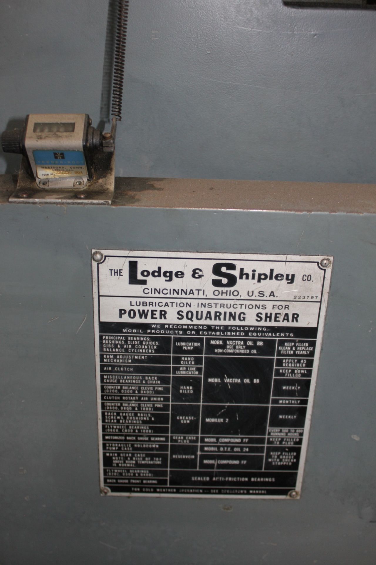 Lodge & Shipley Power Shear 3/16'' x 6'. LOADING FEE FOR THIS LOT: $550 - Image 5 of 5