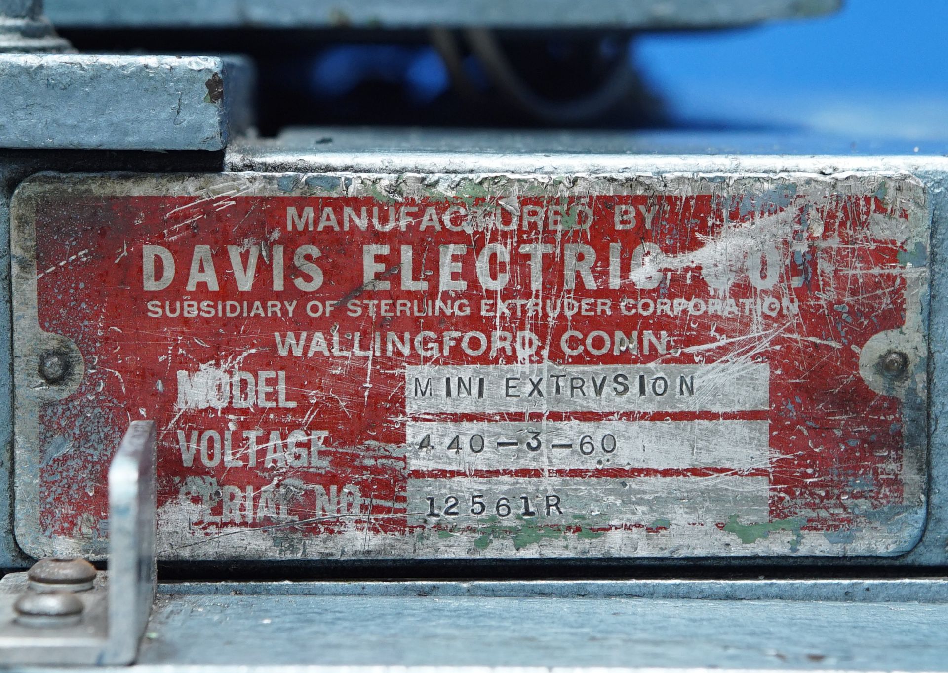 Davis Electric Sterling Wire Coating Extrusion Line 1 1/4'' - Image 16 of 17