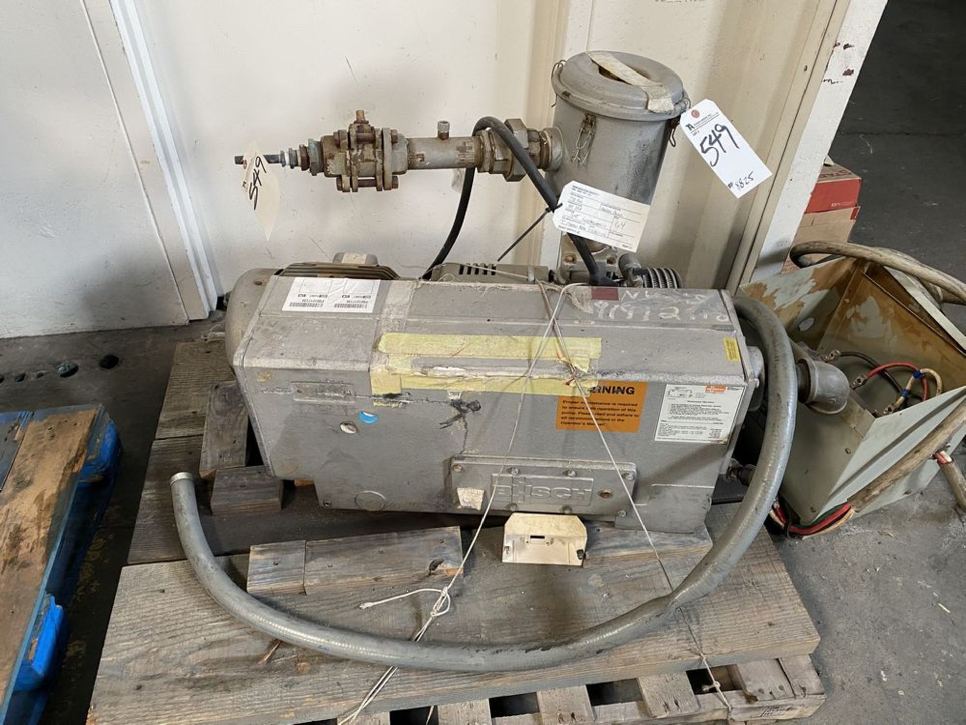 Busch 7.5hp Vacuum Pump (LOADING FEES FOR THIS LOT: $40)