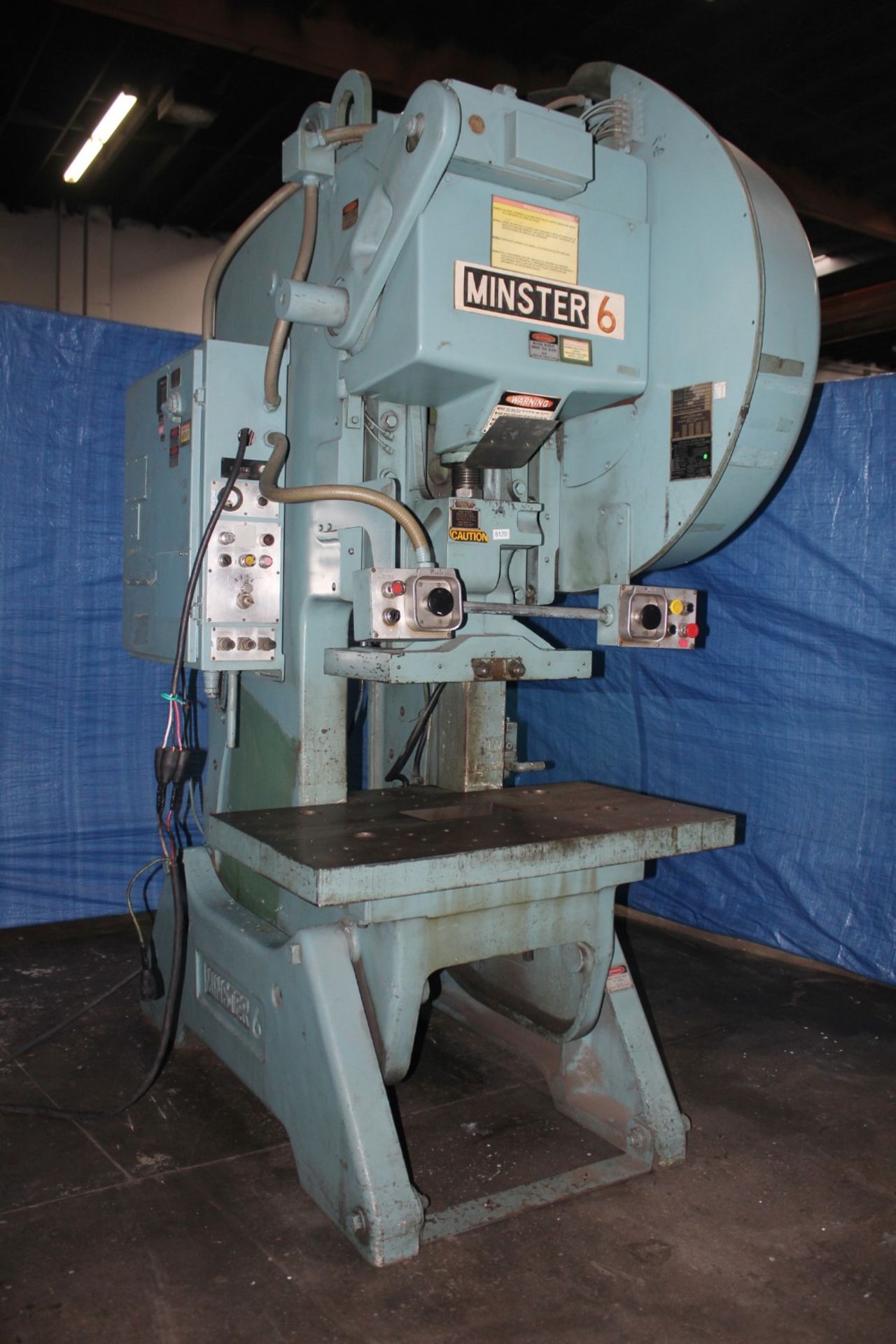 Minster Model 6 OBI High Speed Flywheel Punch Press Variable Speed 60 Ton - Image 12 of 20